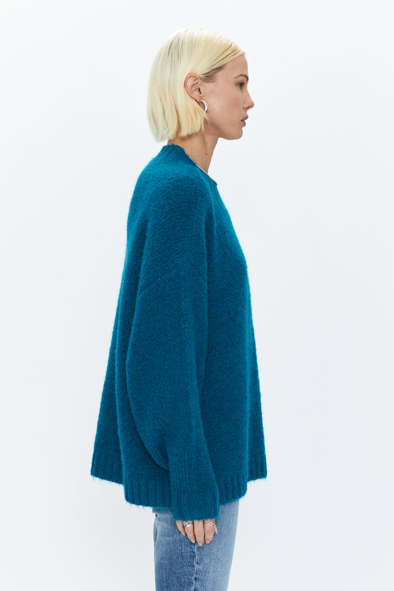 Carlen Mock Neck Sweater - Atlas