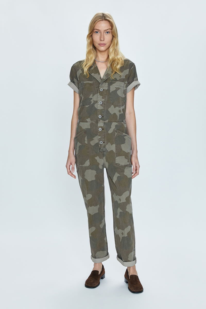 Jumpsuit legerprint on sale