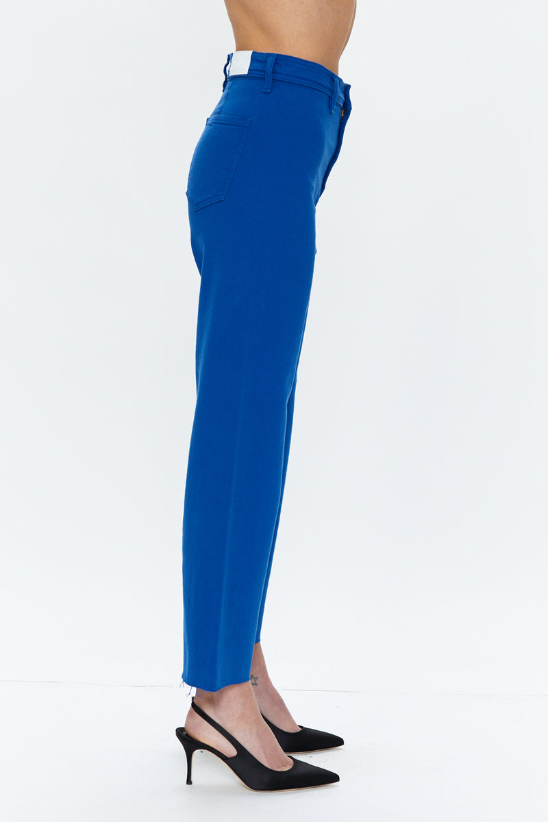 Zara High Waisted Pants - Cobalt Blue  High waisted pants, Clothes design,  Zara