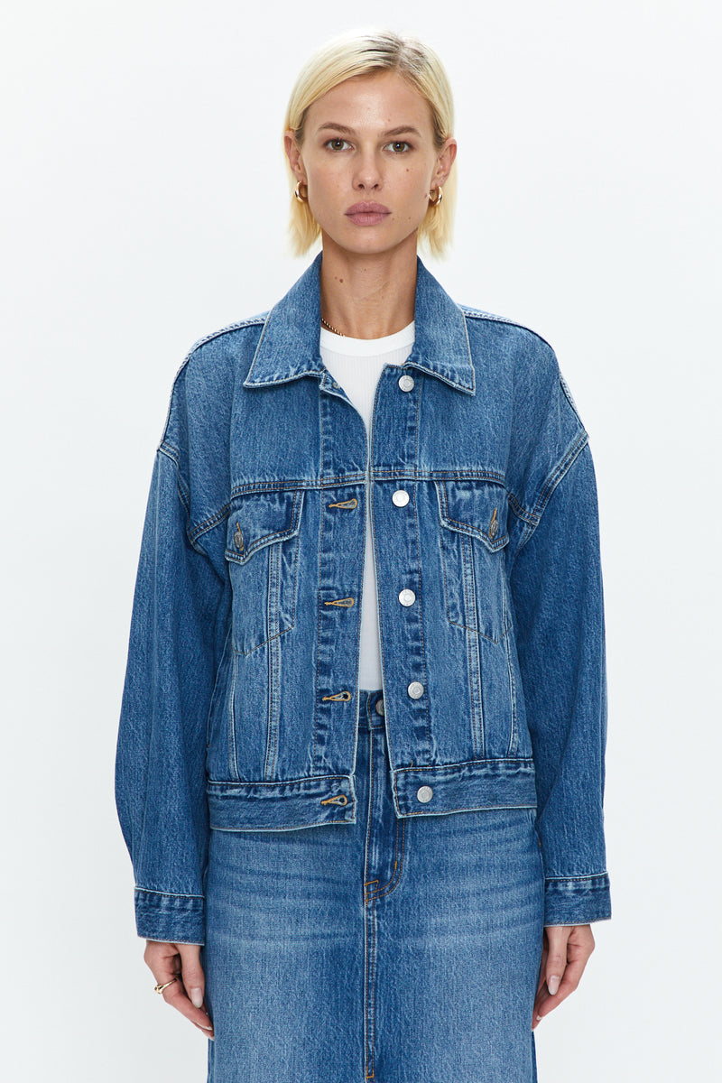 Margot Oversized Denim Jacket - Maui – Pistola Denim