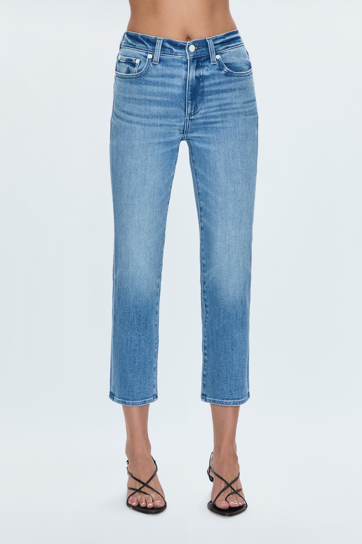 Monroe Crop High Rise Cigarette Jean - Hill