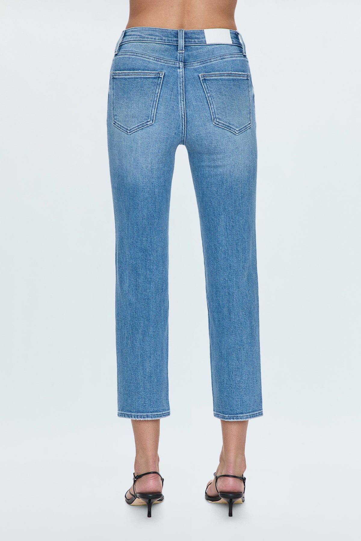 Monroe Crop High Rise Cigarette Jean - Hill