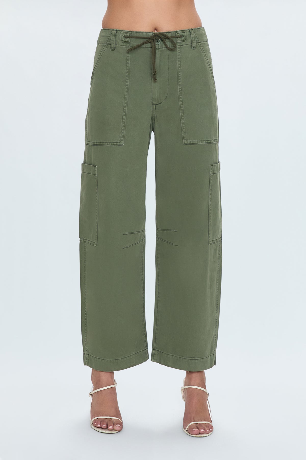 Sabrina Curved Utility Pants- Meadow