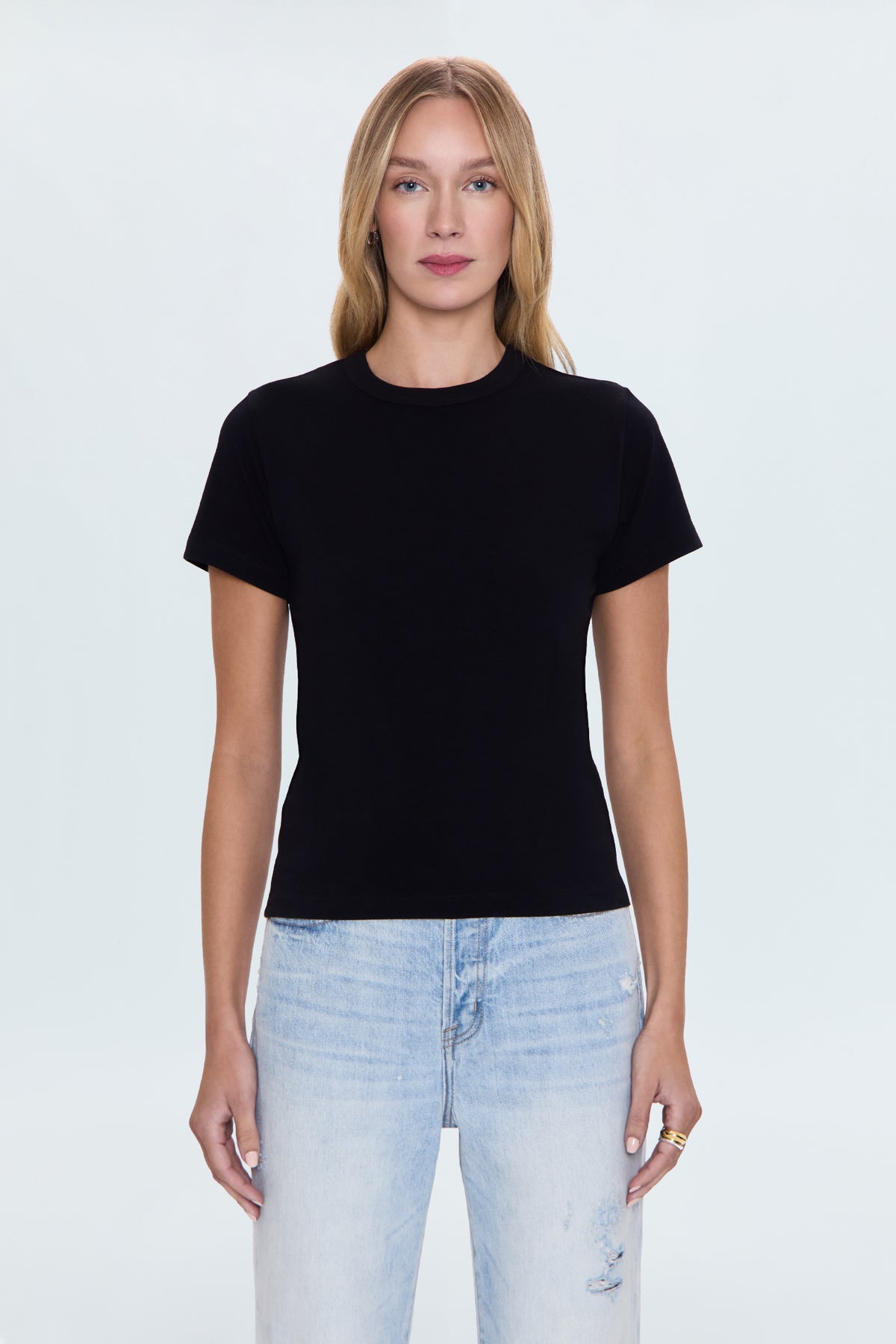 Alba Baby Tee- Noir