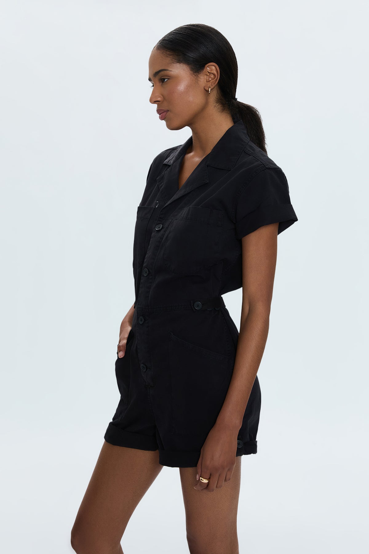 Parker Romper - Fade To Black