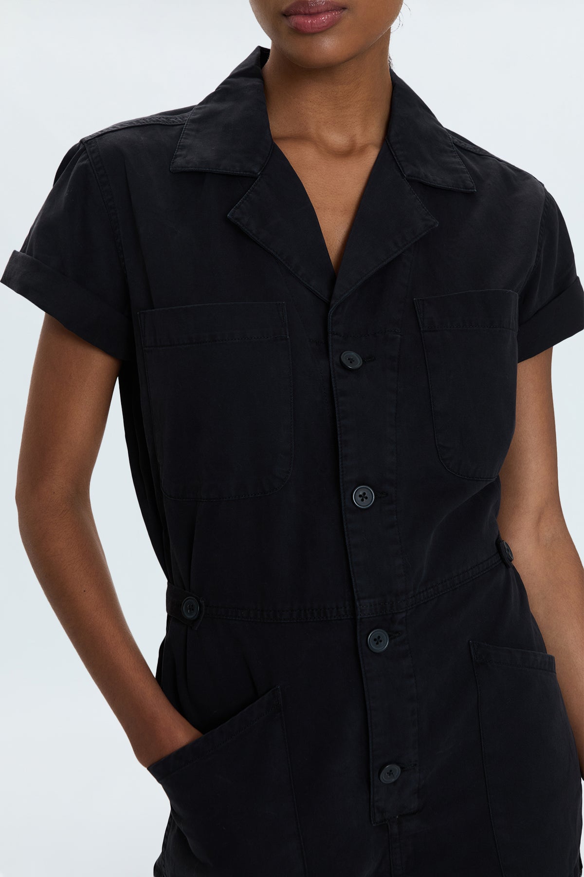 Parker Romper - Fade To Black