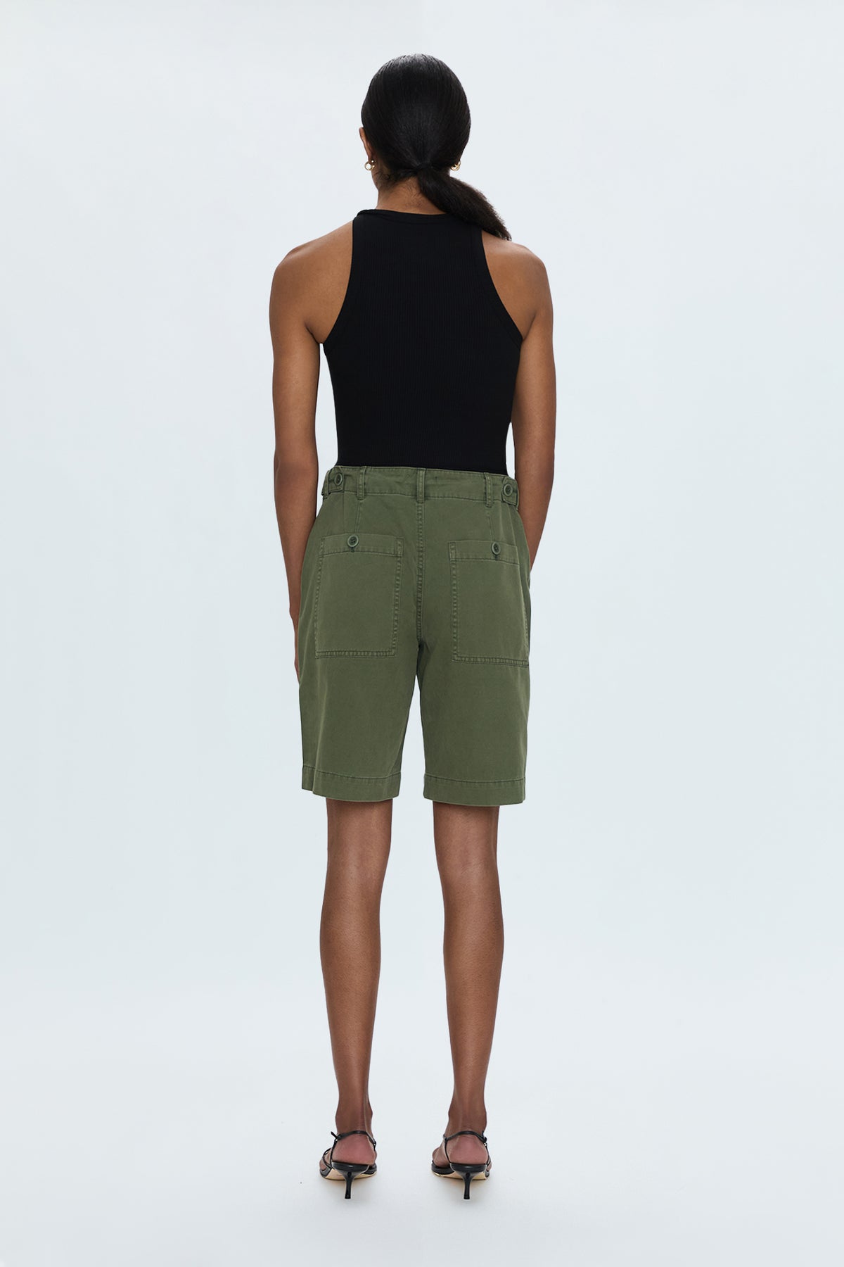 Etta Curved Shorts- Meadow