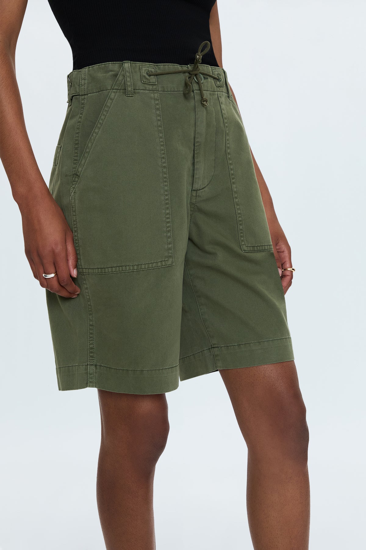 Etta Curved Shorts- Meadow