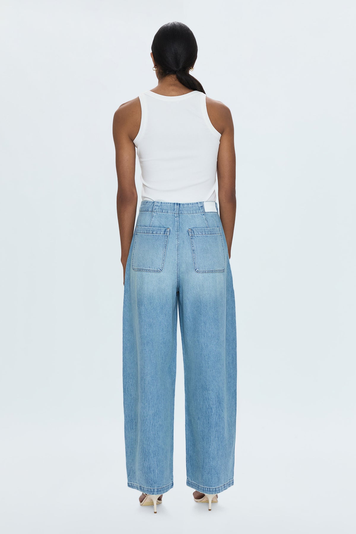 Lottie High Rise Relaxed Bowed Leg Jean - Qualifier