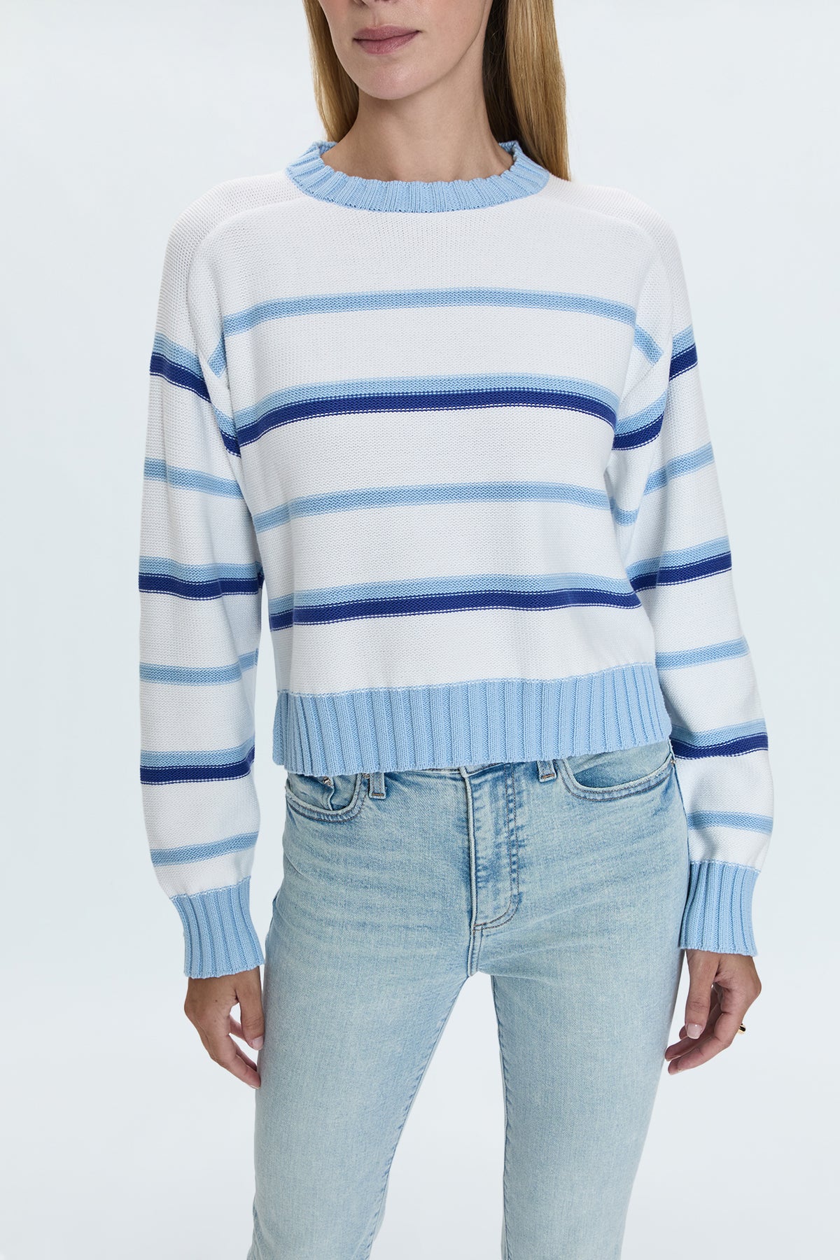 Adina Sweater - Pacific Stripe