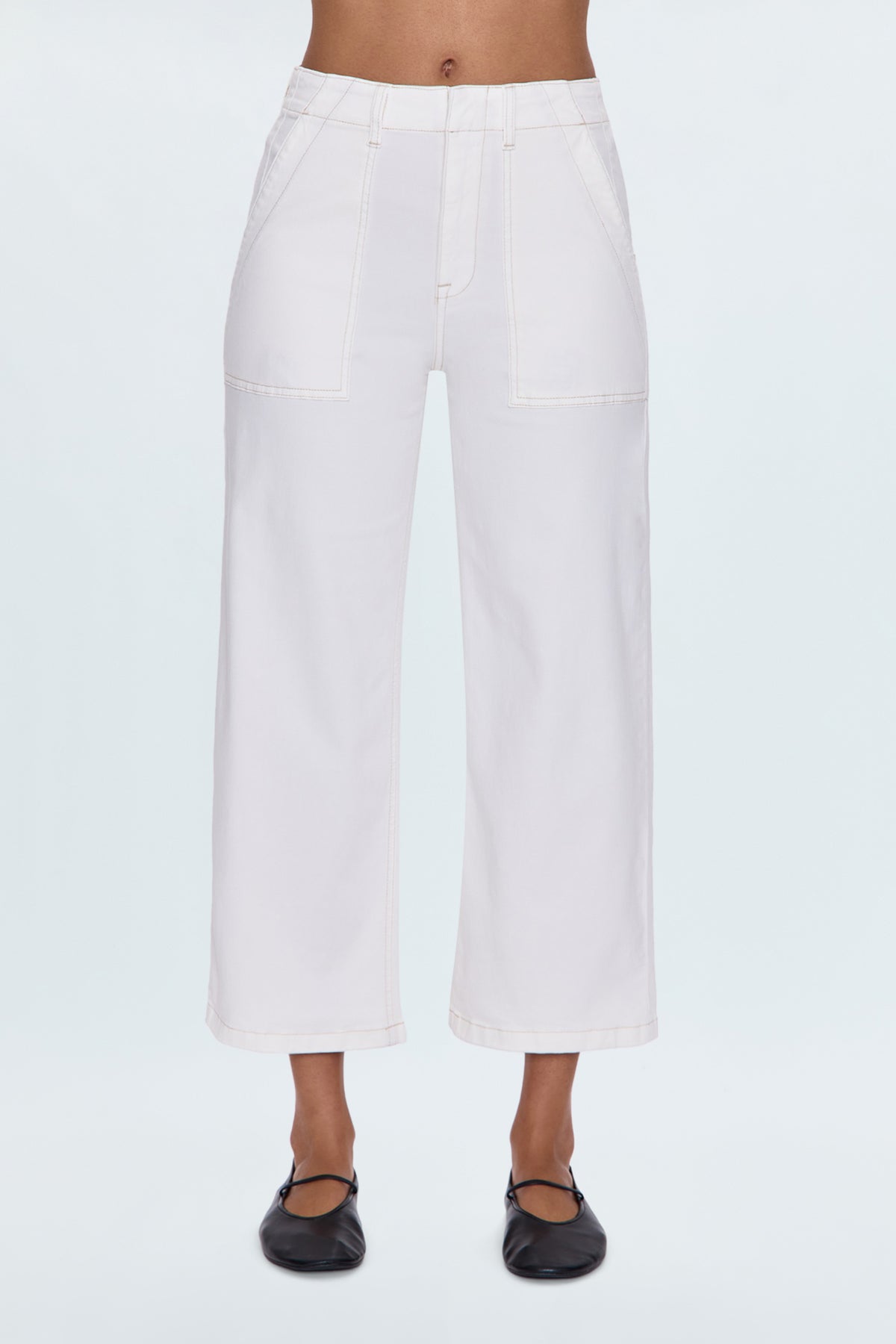 Sophia Wide Leg Pant - Le Blanc