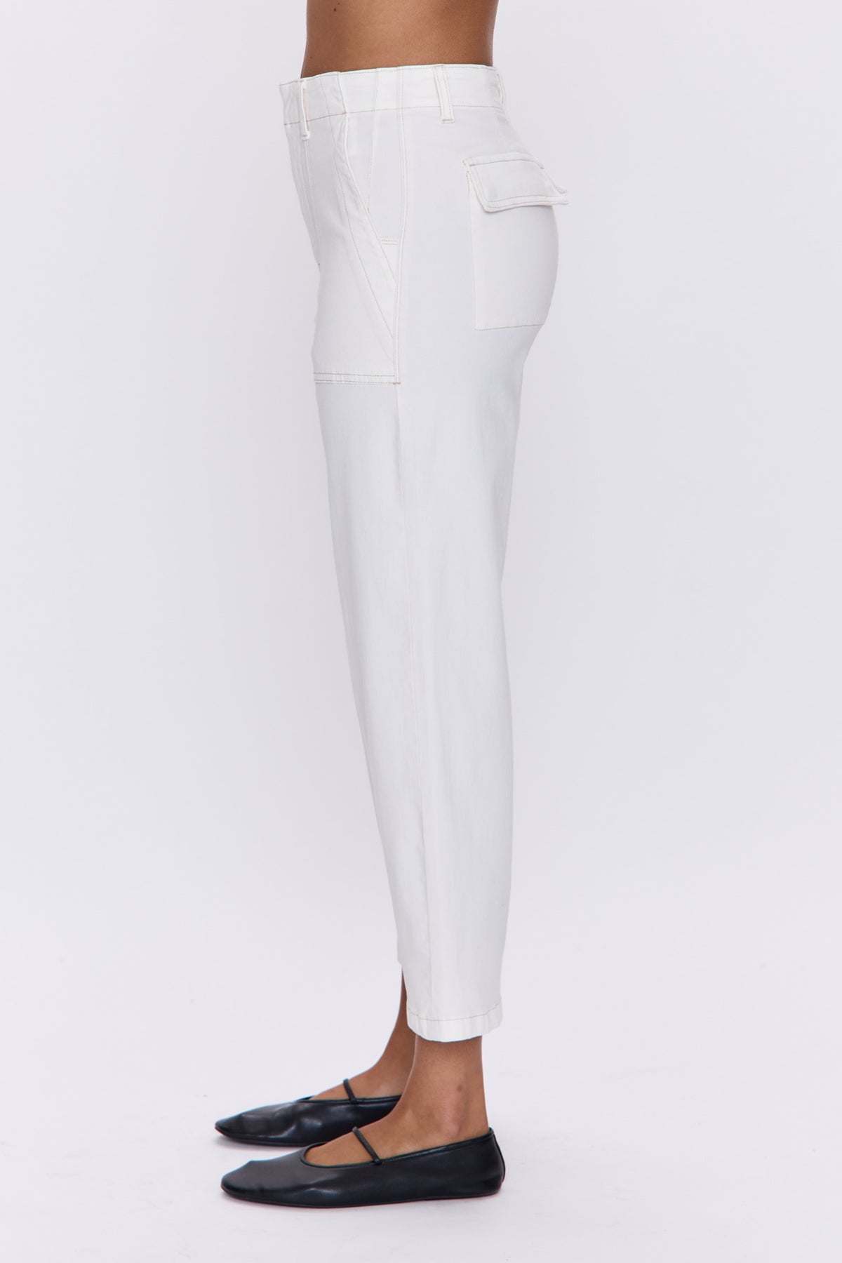 Sophia Wide Leg Pant - Le Blanc