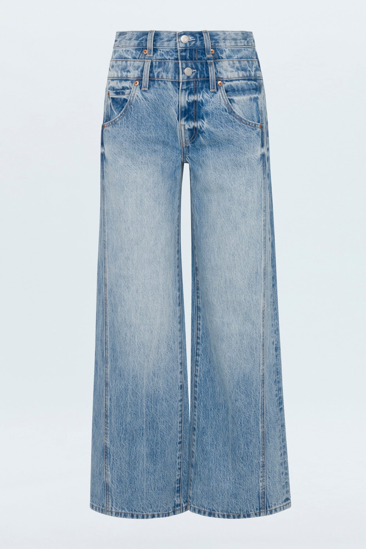 Caleb High Rise Relaxed Stacked Waist- Era