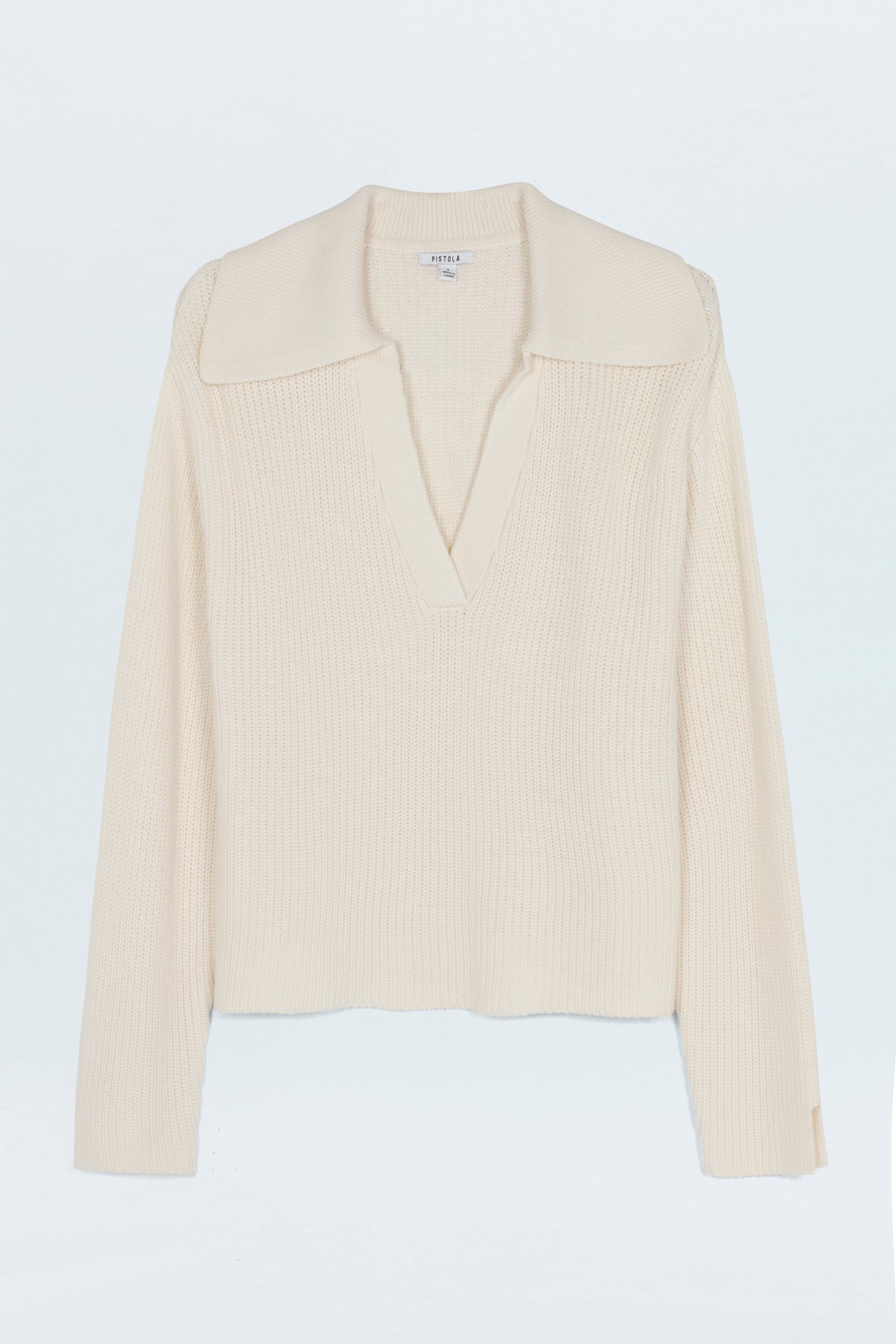 Darcy Big Collar Sweater - Shell