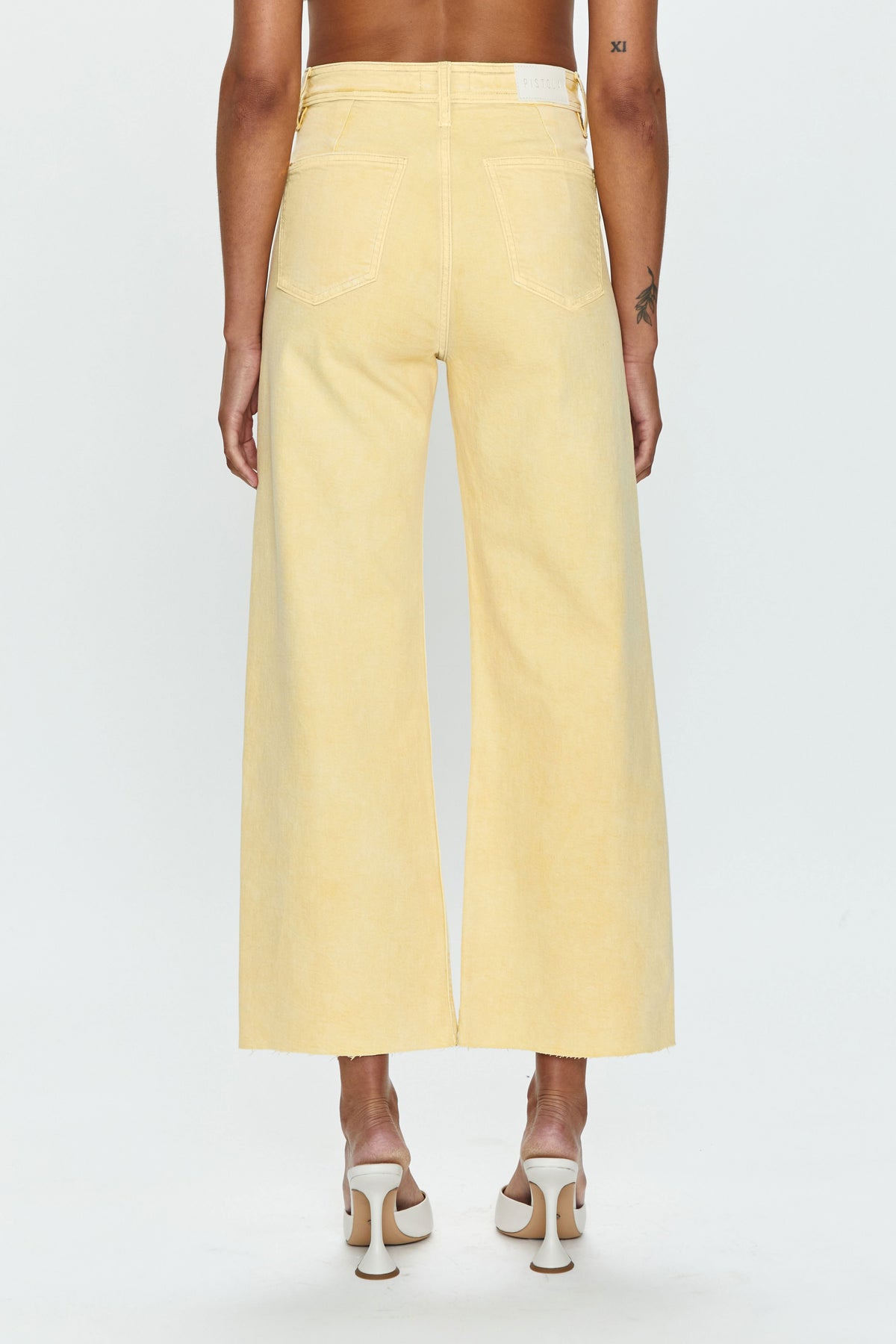 Penny High Rise Wide Leg Crop - Soft Honey