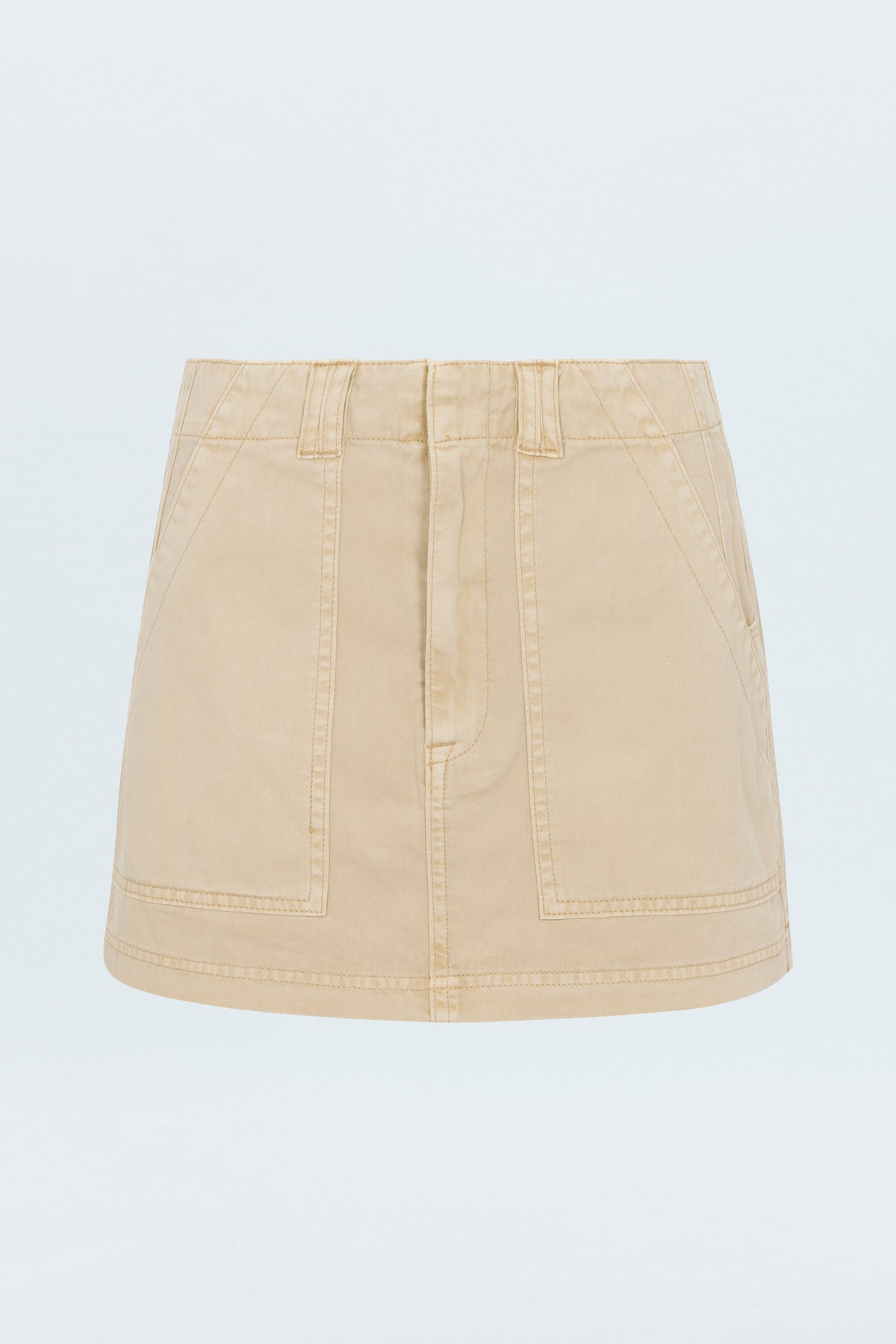 Kayla Mid Rise Utility Skirt - Canoe