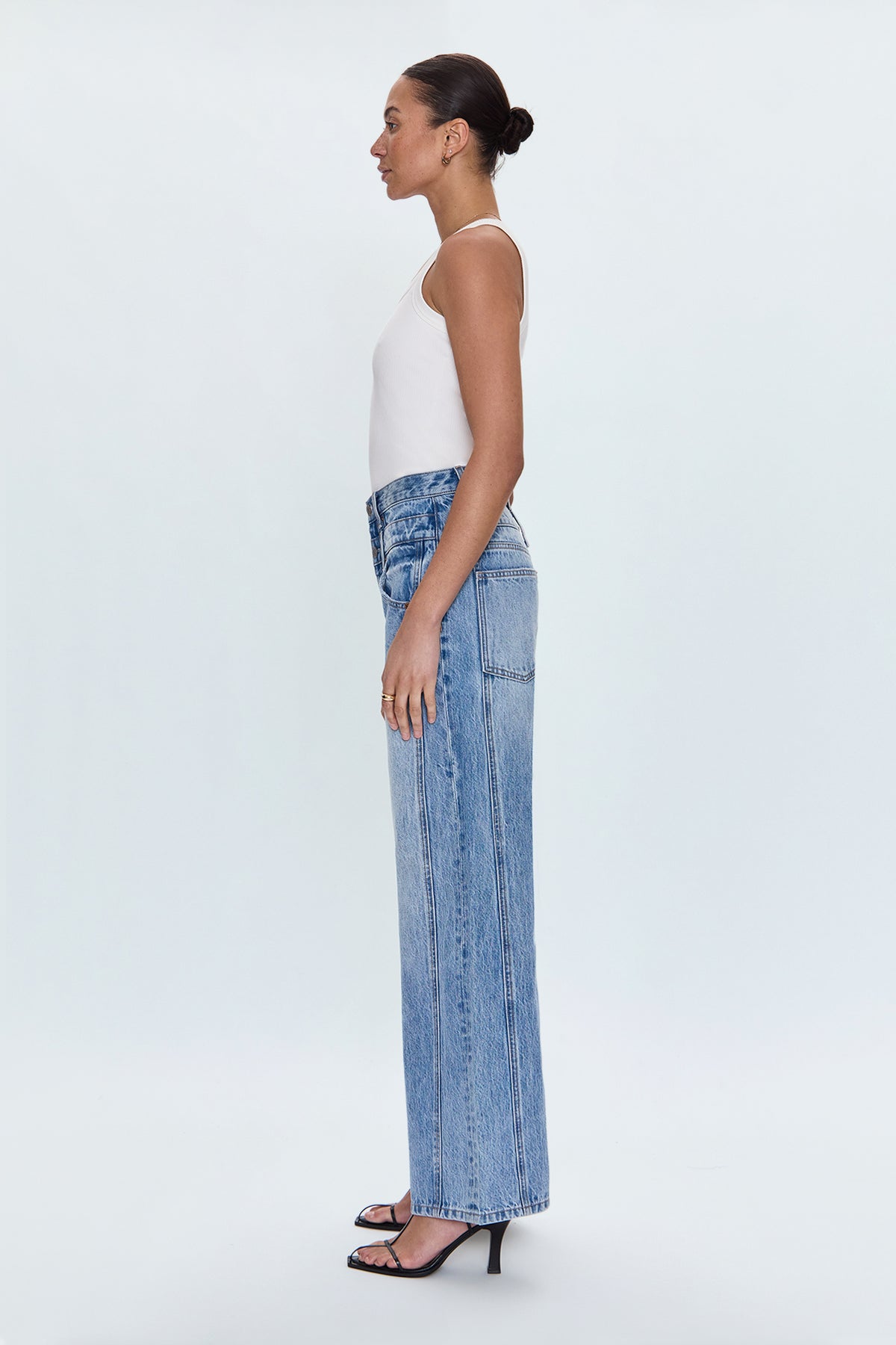 Caleb High Rise Relaxed Stacked Waist- Era