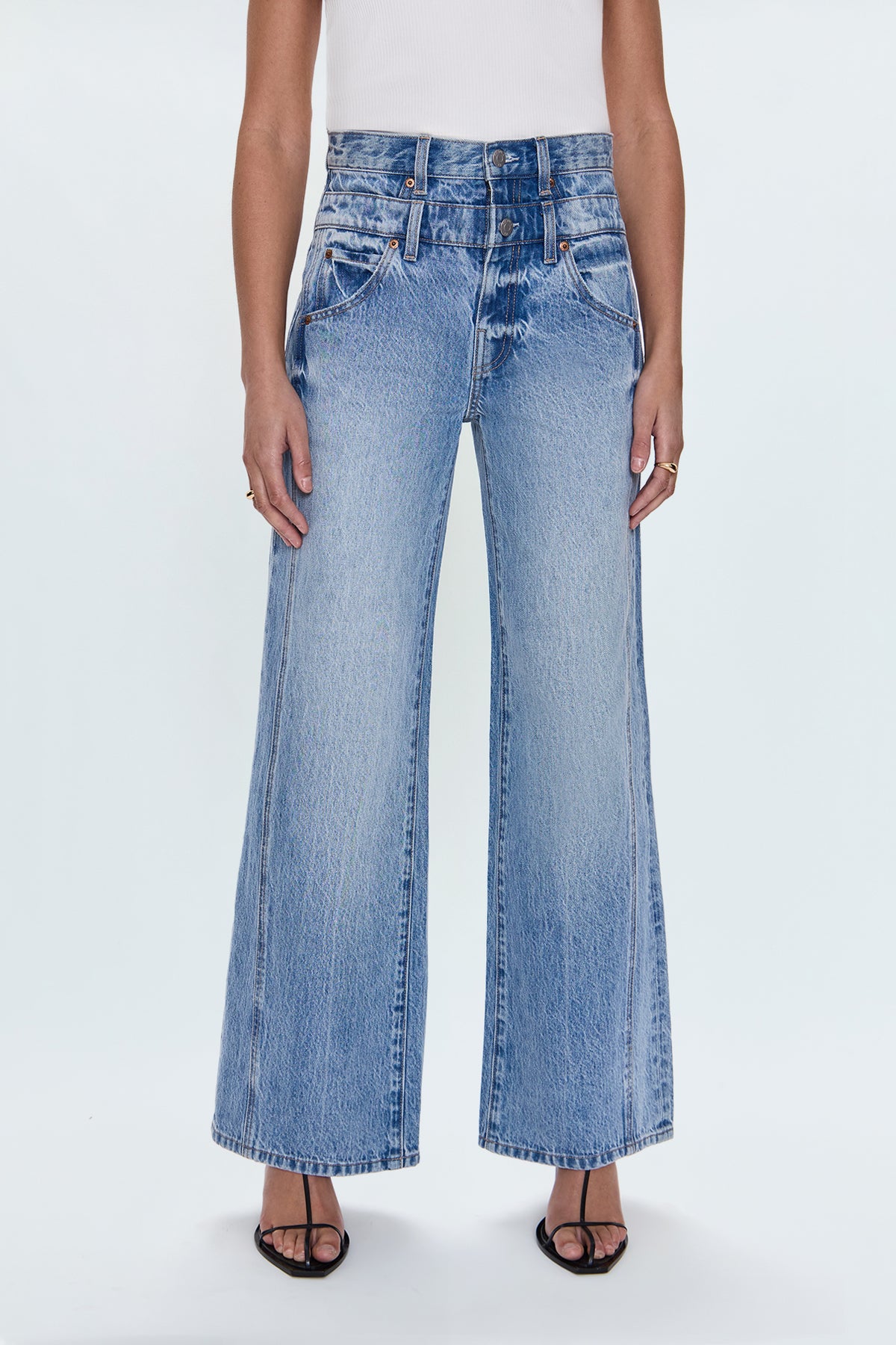 Caleb High Rise Relaxed Stacked Waist- Era