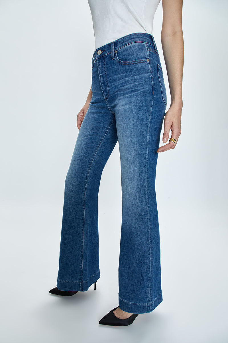 Kinsley Mid Rise Ultra Flare - Spindler – Pistola Denim