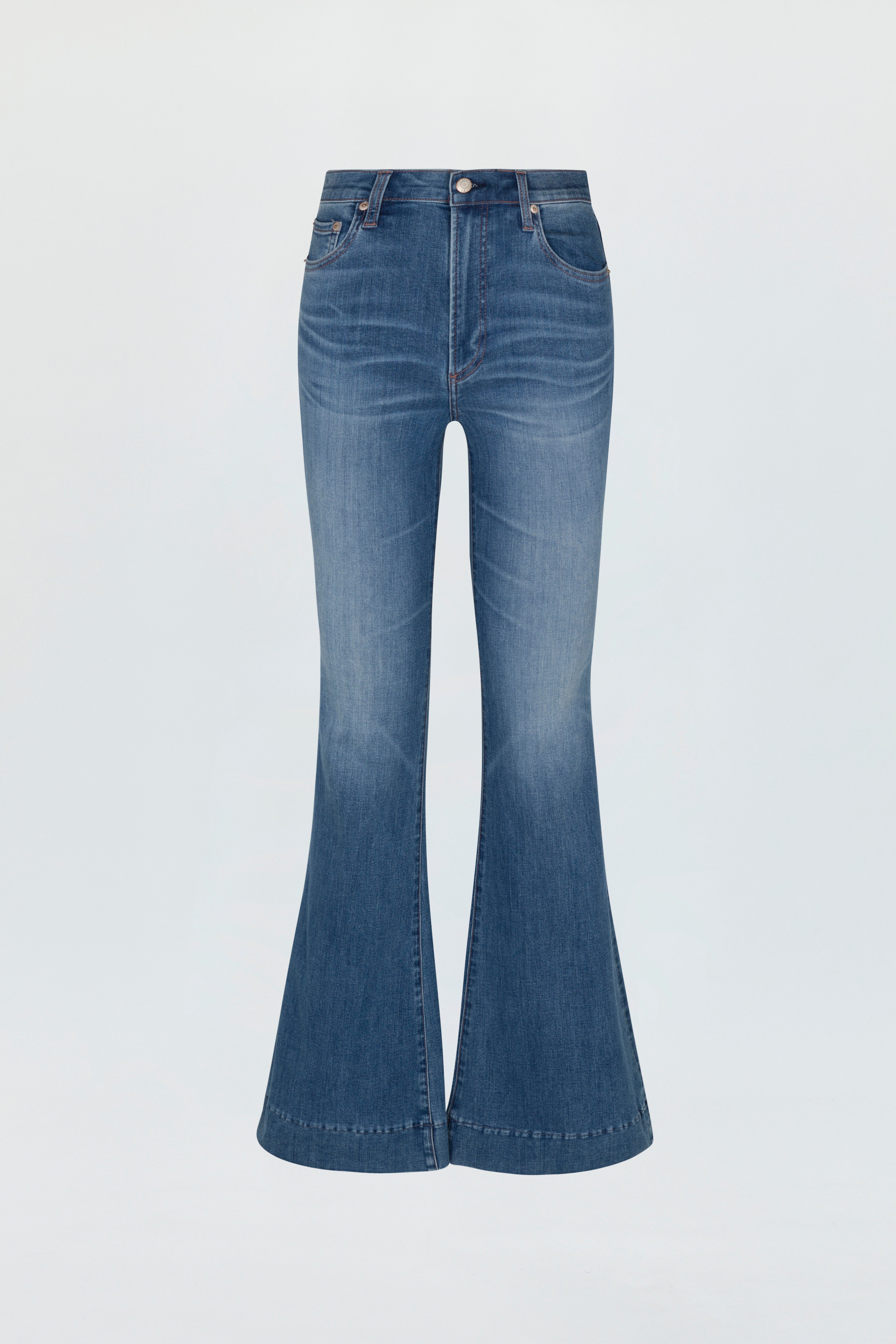 Kinsley Mid Rise Ultra Flare Jean - Spindler