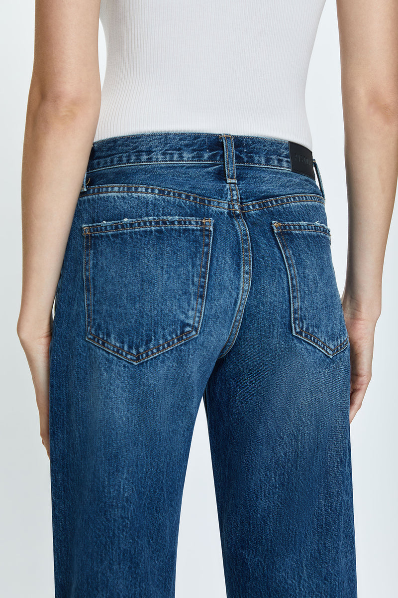 Lexi Mid Rise Bowed Straight - Artisan – Pistola Denim