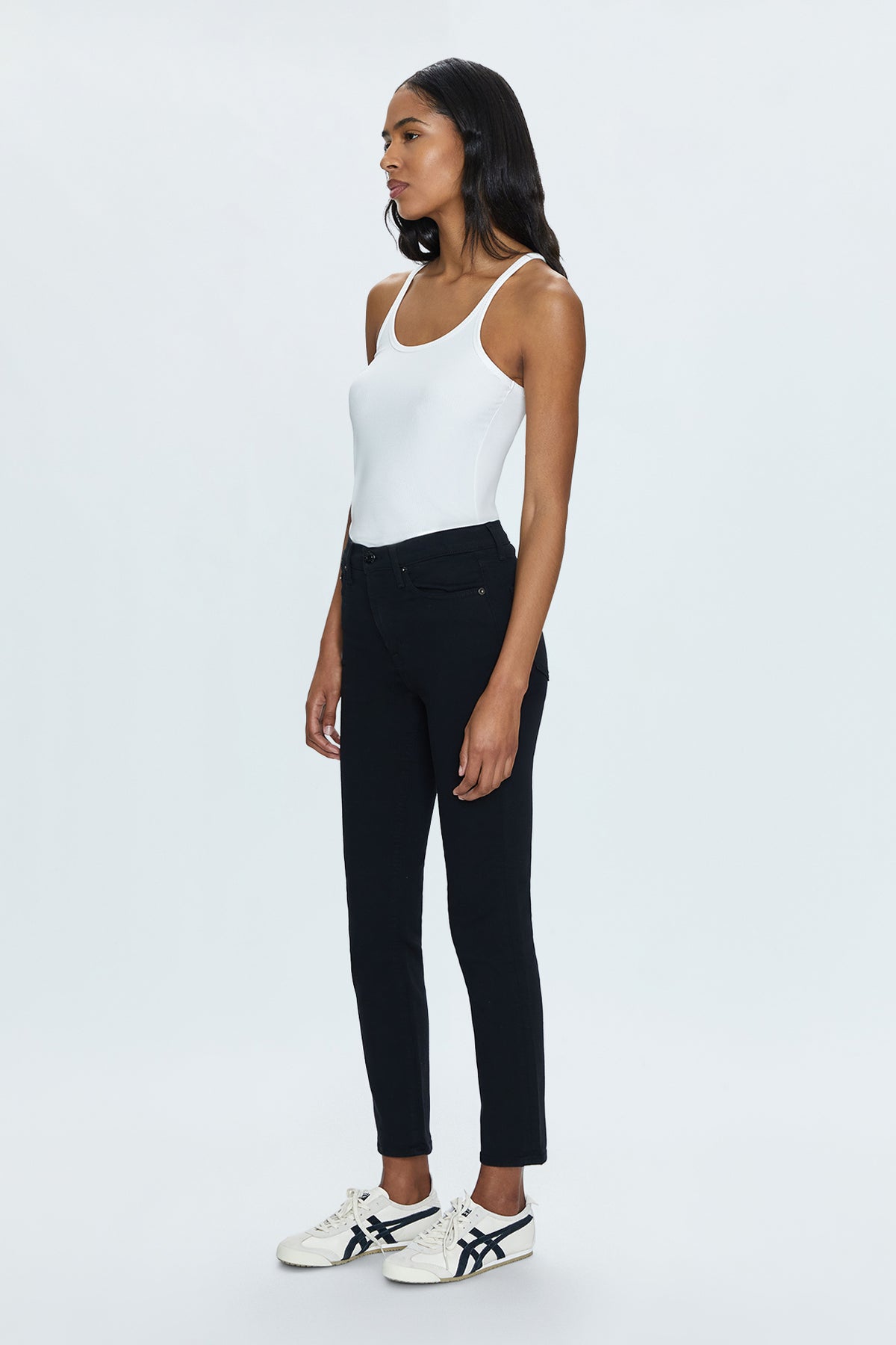 Madi High Rise Slim - Noir