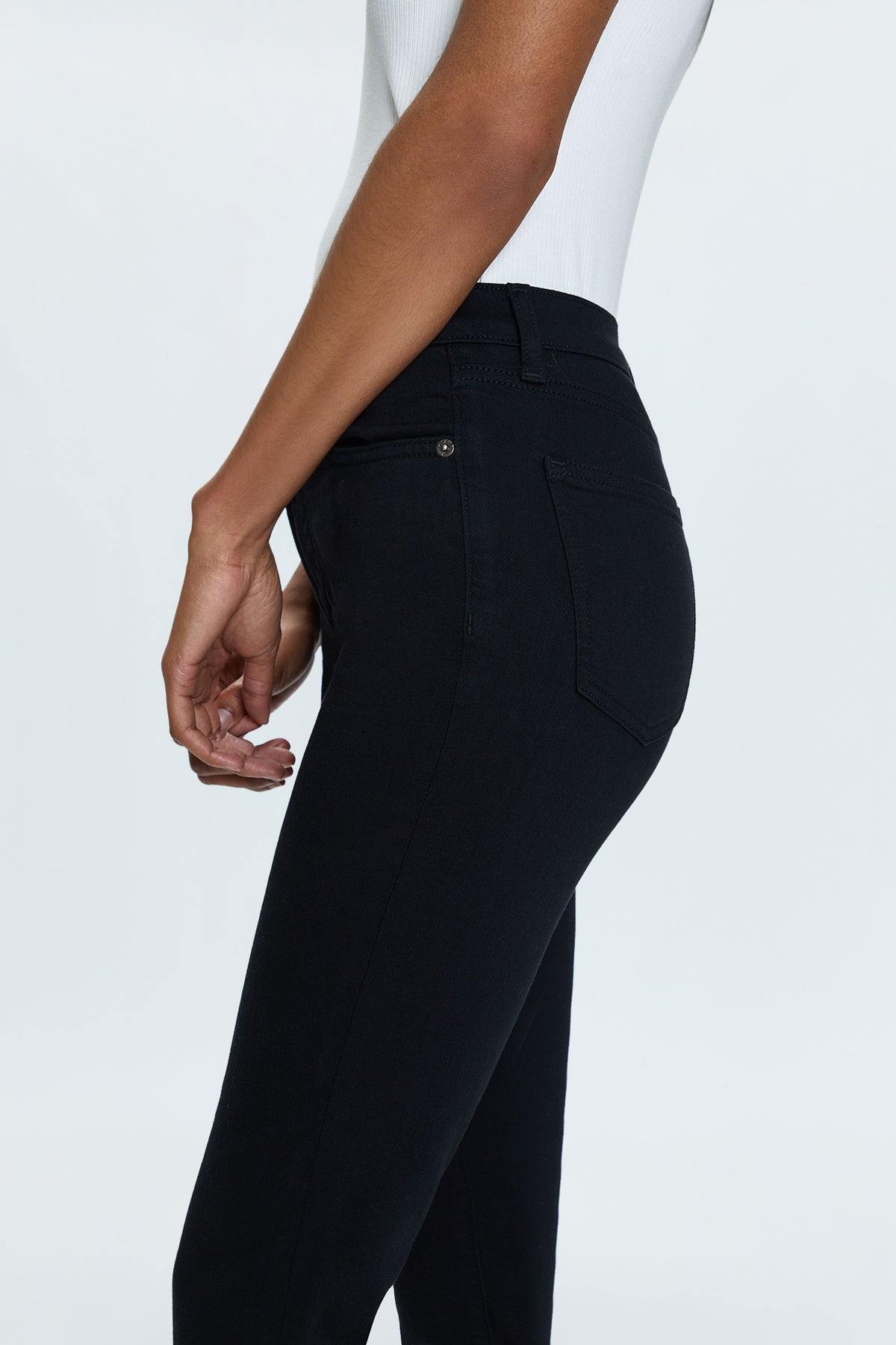 Madi High Rise Slim - Noir