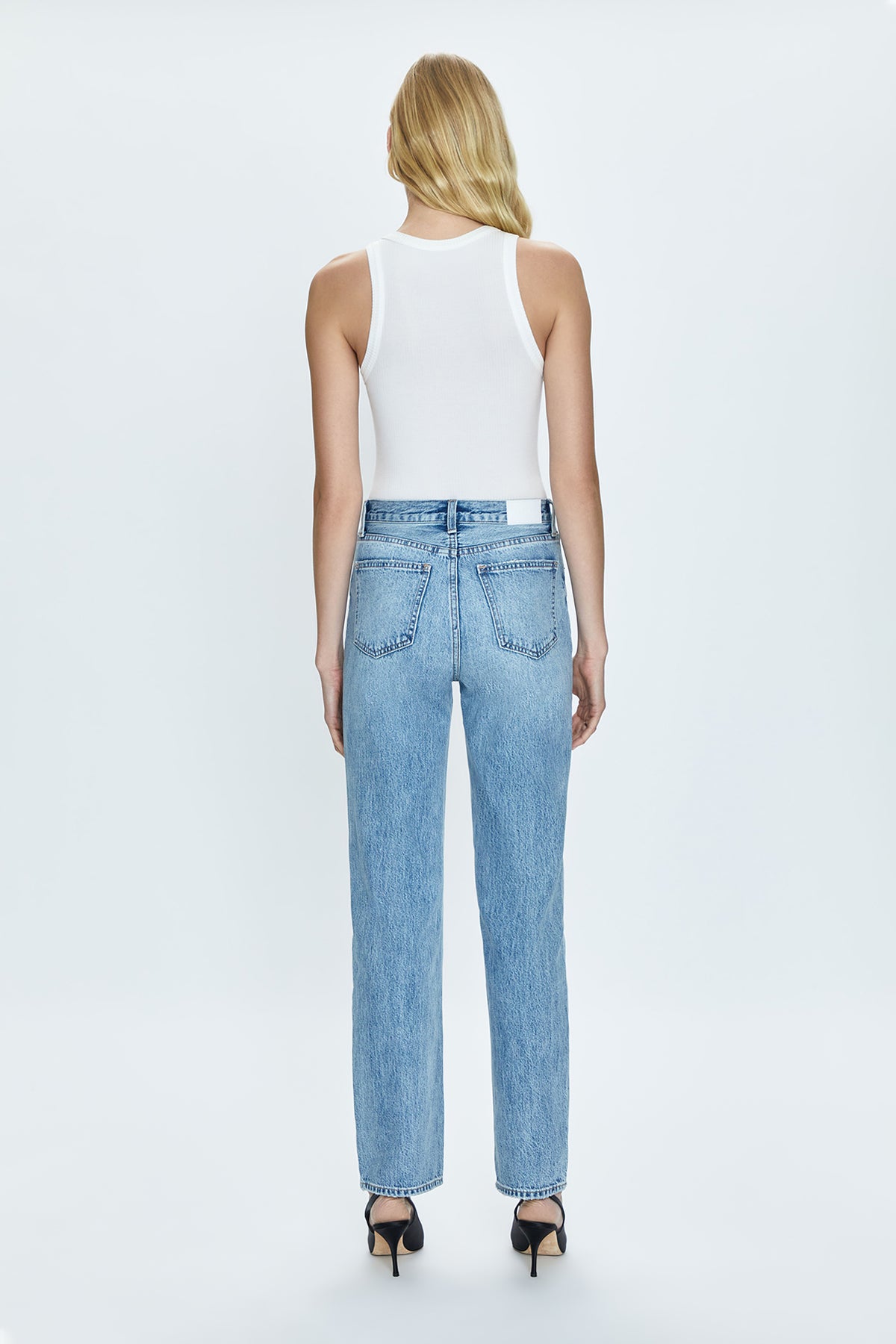 Cassie Super High Rise Straight Jean - Bramble