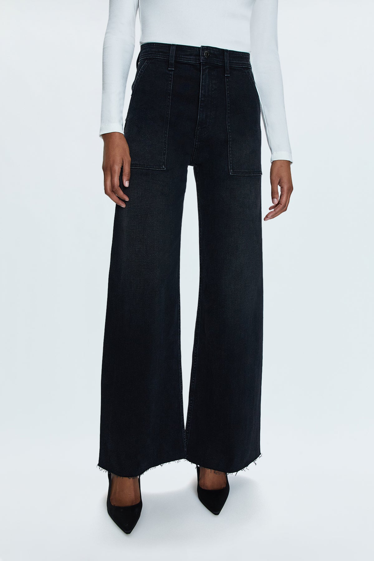 Penny High Rise Wide Jean -  Collins