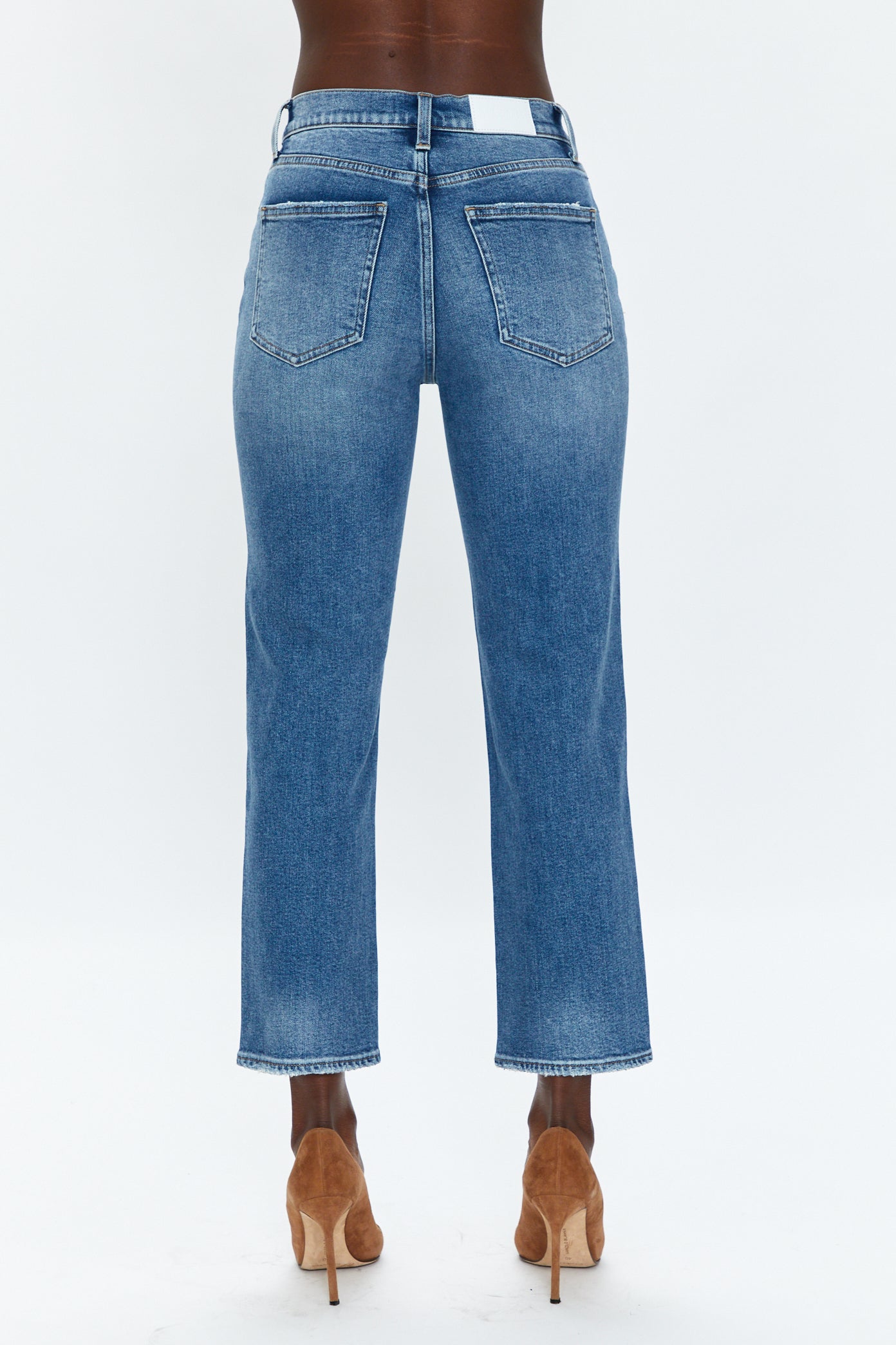 Charlie High Rise Classic Straight – Vintage Denim - Ankle Pistola Westminster