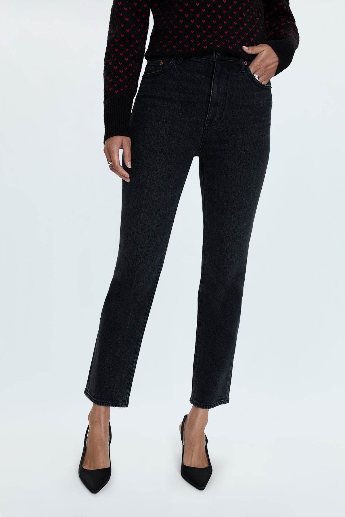 Bri High Rise Slim Jean - Lodge