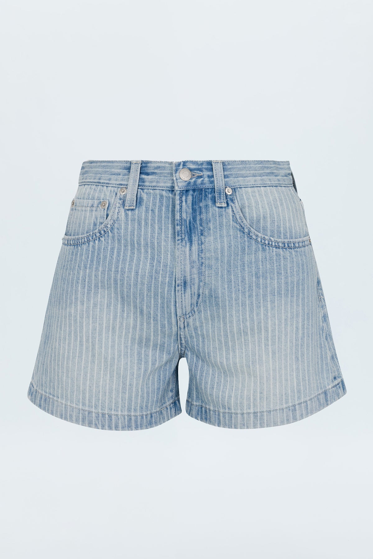 Saige High Rise Short - Canopy Stripe