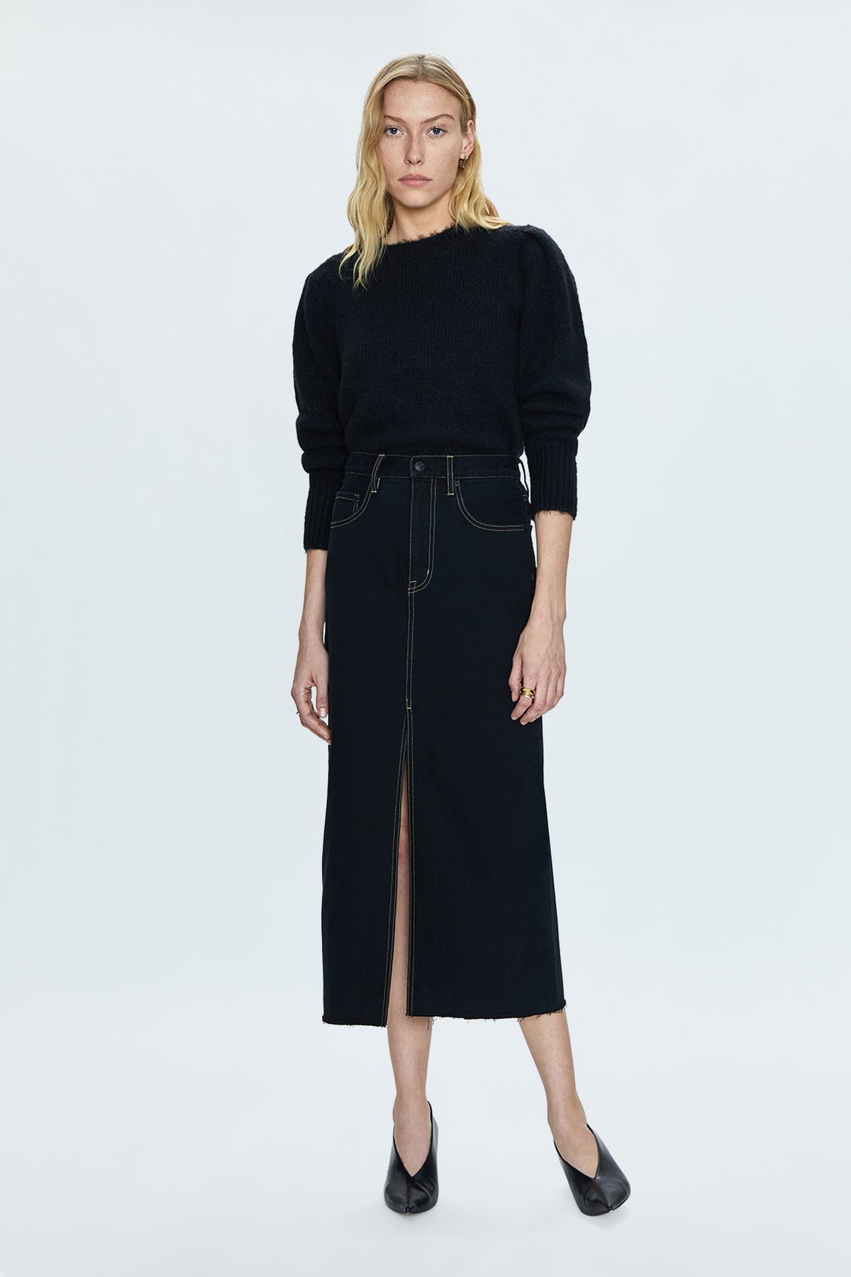 Alice Midi Skirt - Noir