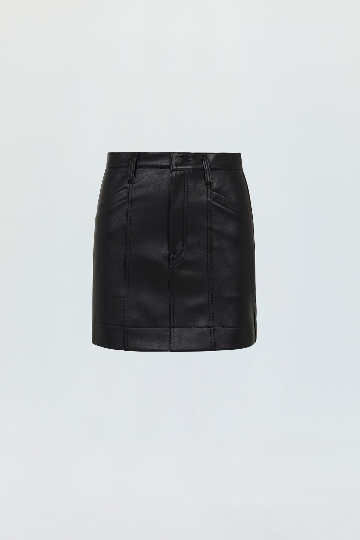 Tera High Rise Mini Skirt - Slate Black