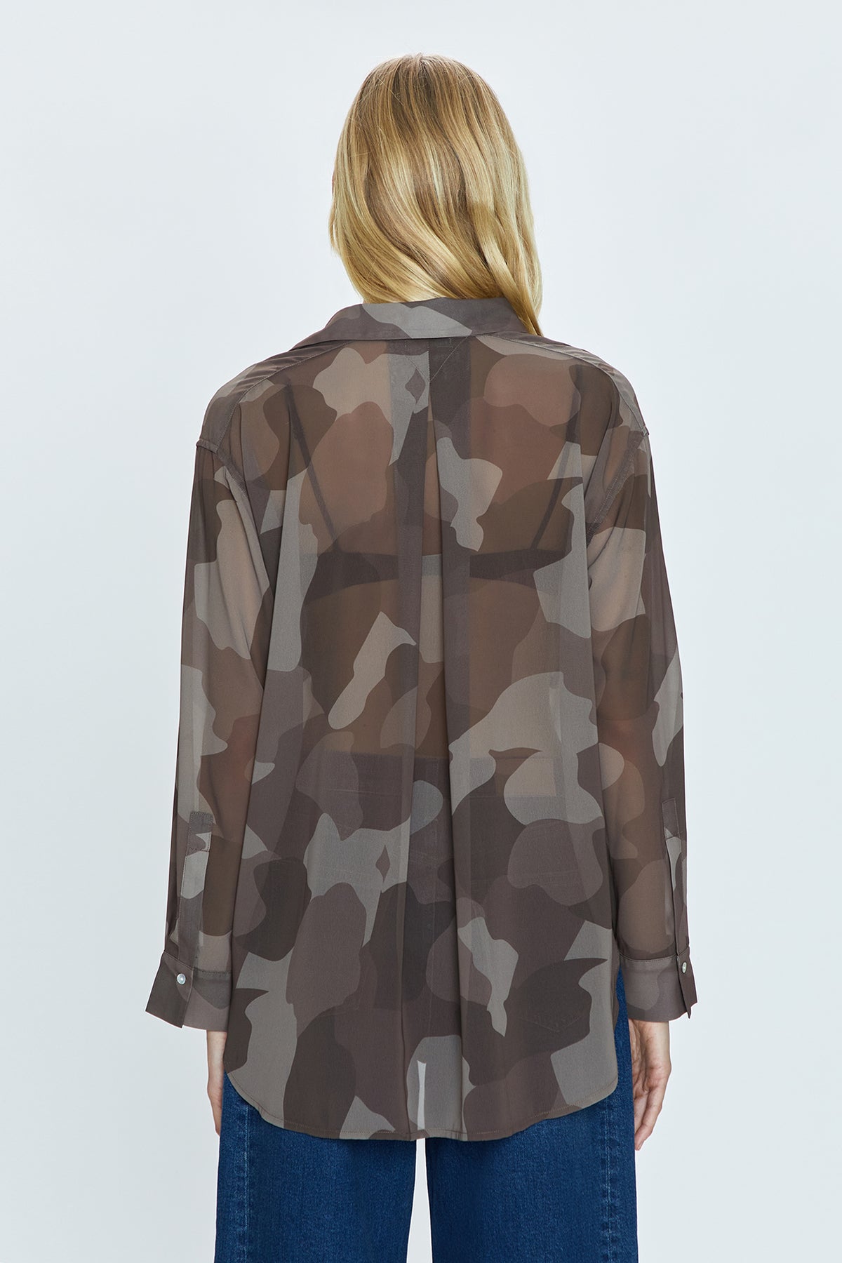 Reese Sheer Shirt - Camo