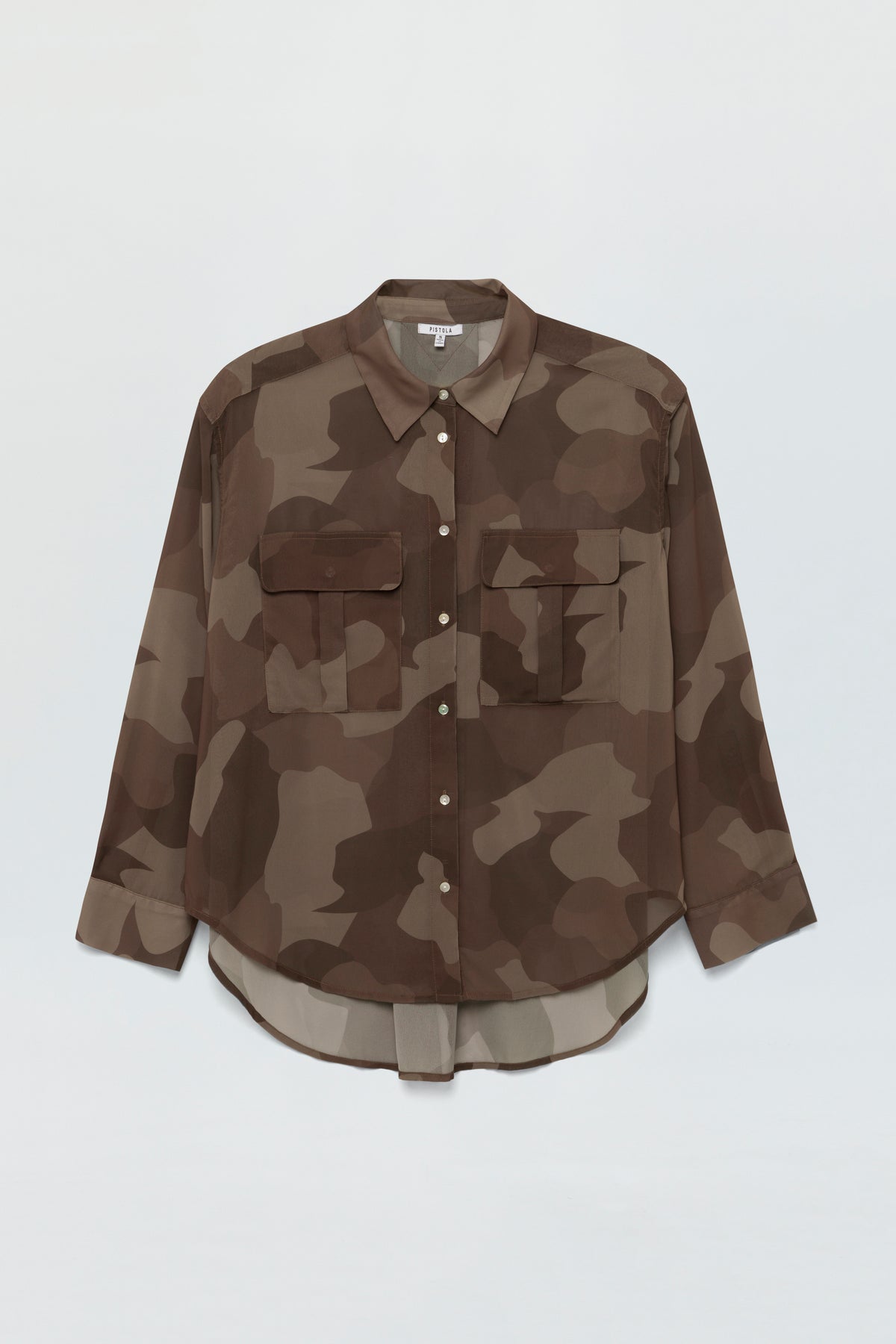 Reese Sheer Shirt - Camo