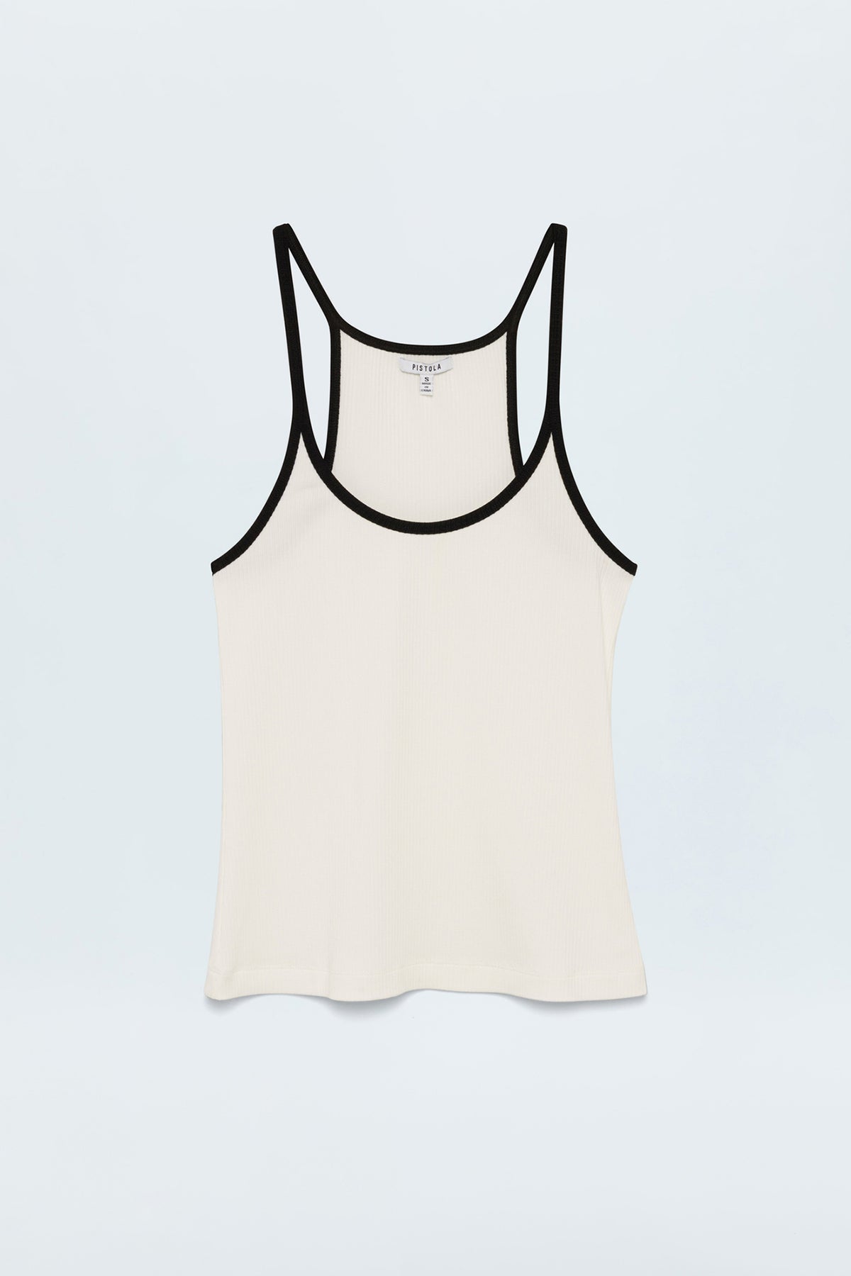 Paloma Tank - Le Blanc with Noir