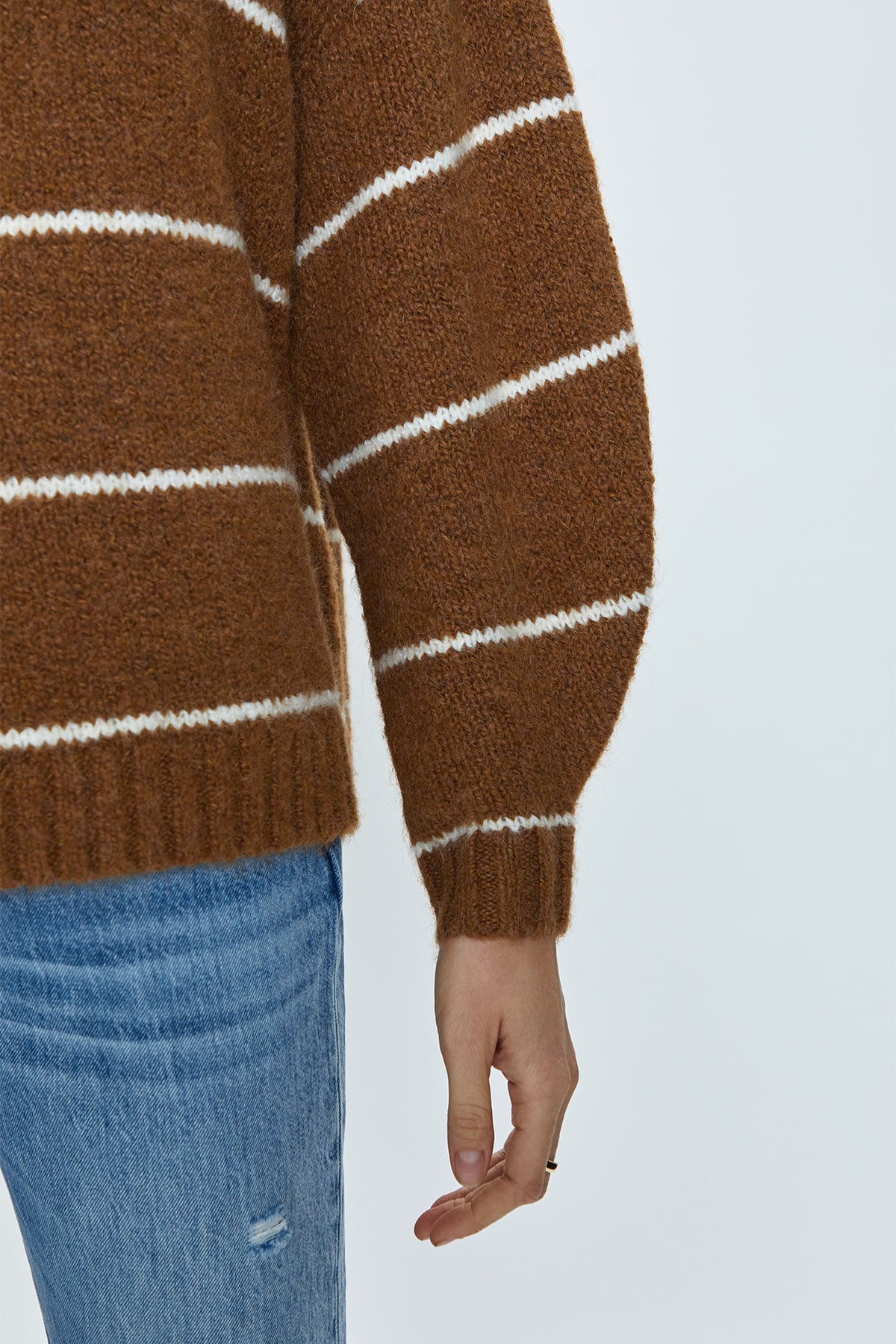 Carlen Sweater - Caramel Stripe