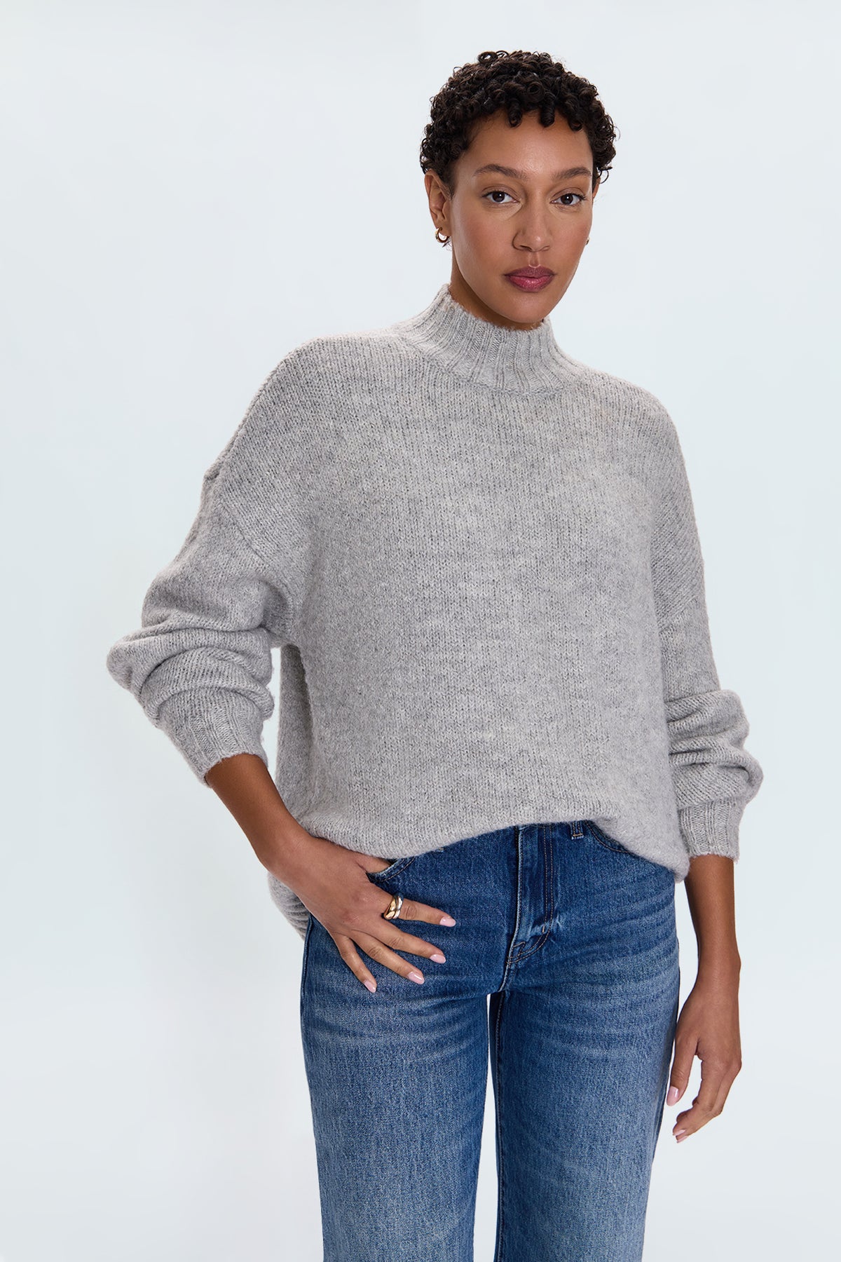 Carlen Sweater - Heather Grey