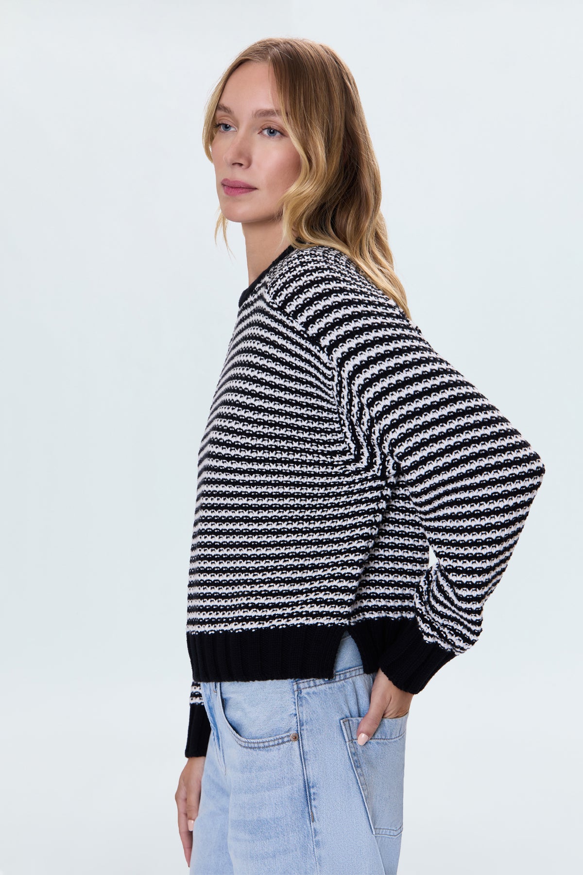 Adina Sweater -  Midnight Stripe