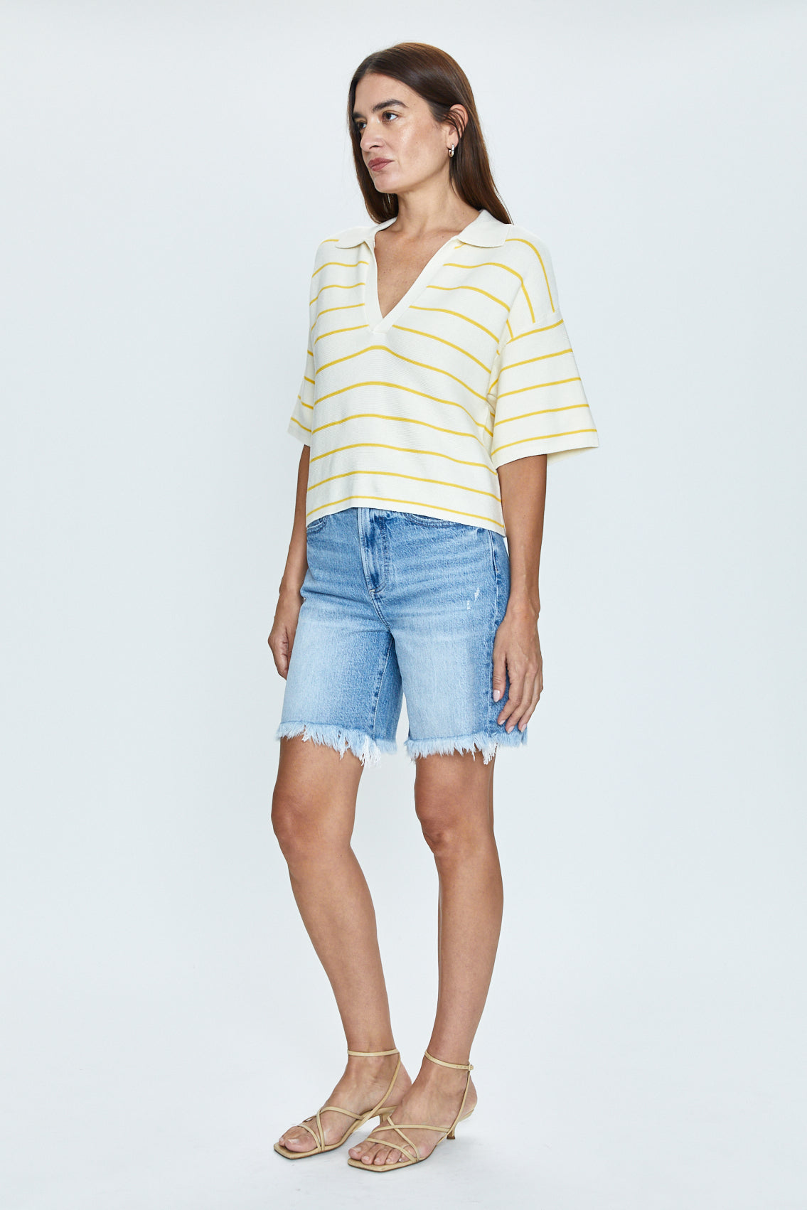 Marlow Polo - Dandelion Stripe