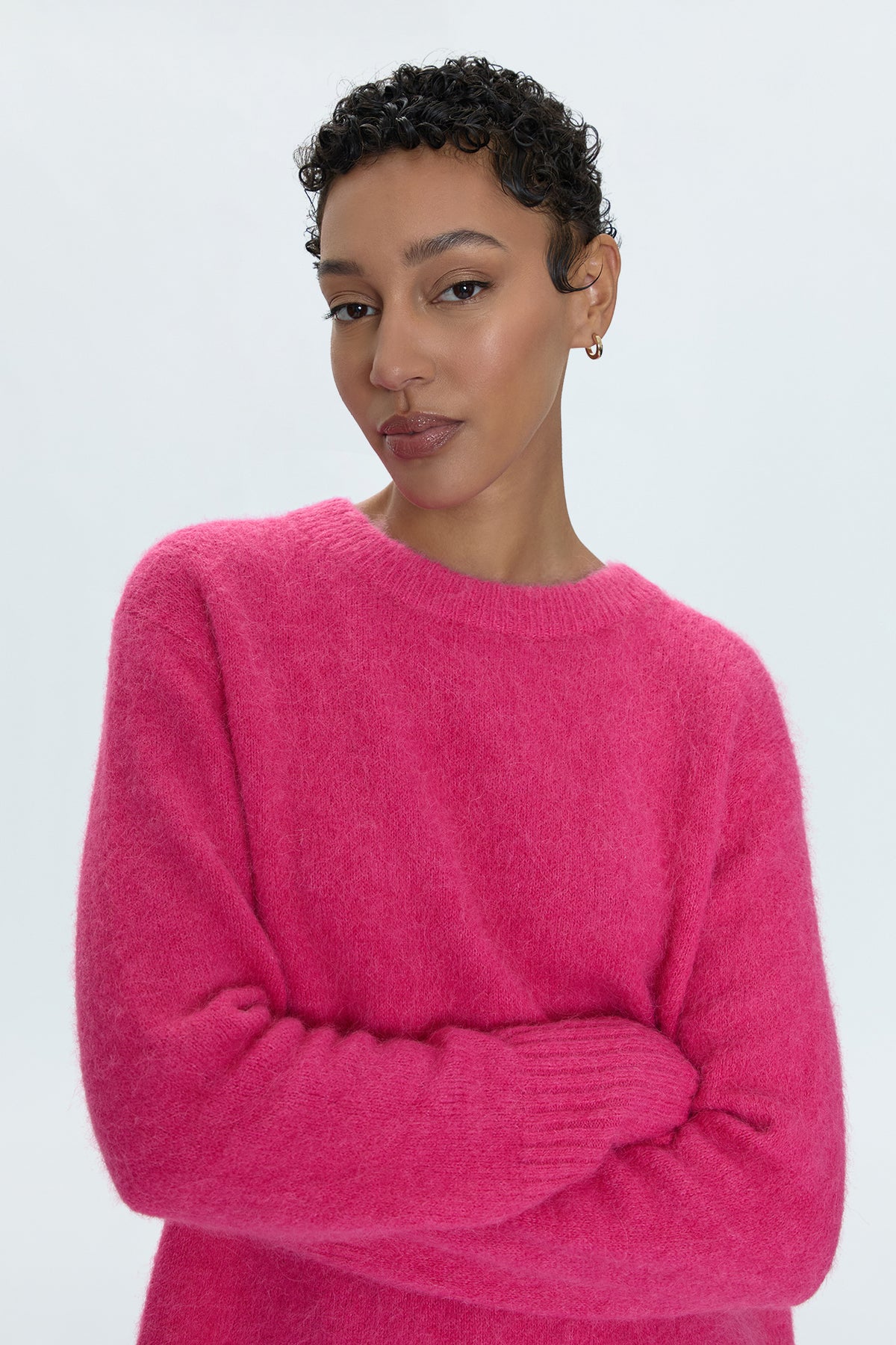 Ivy Sweater - Hot Pink