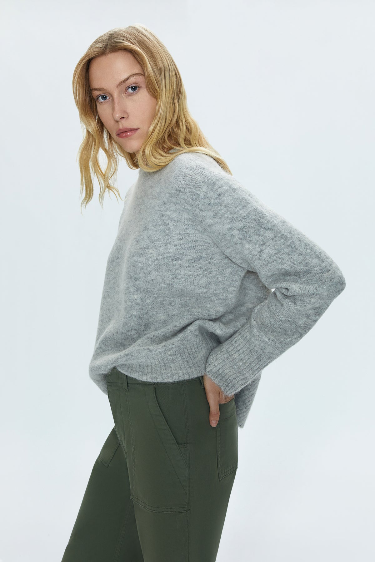 Ivy Sweater - Soft Grey