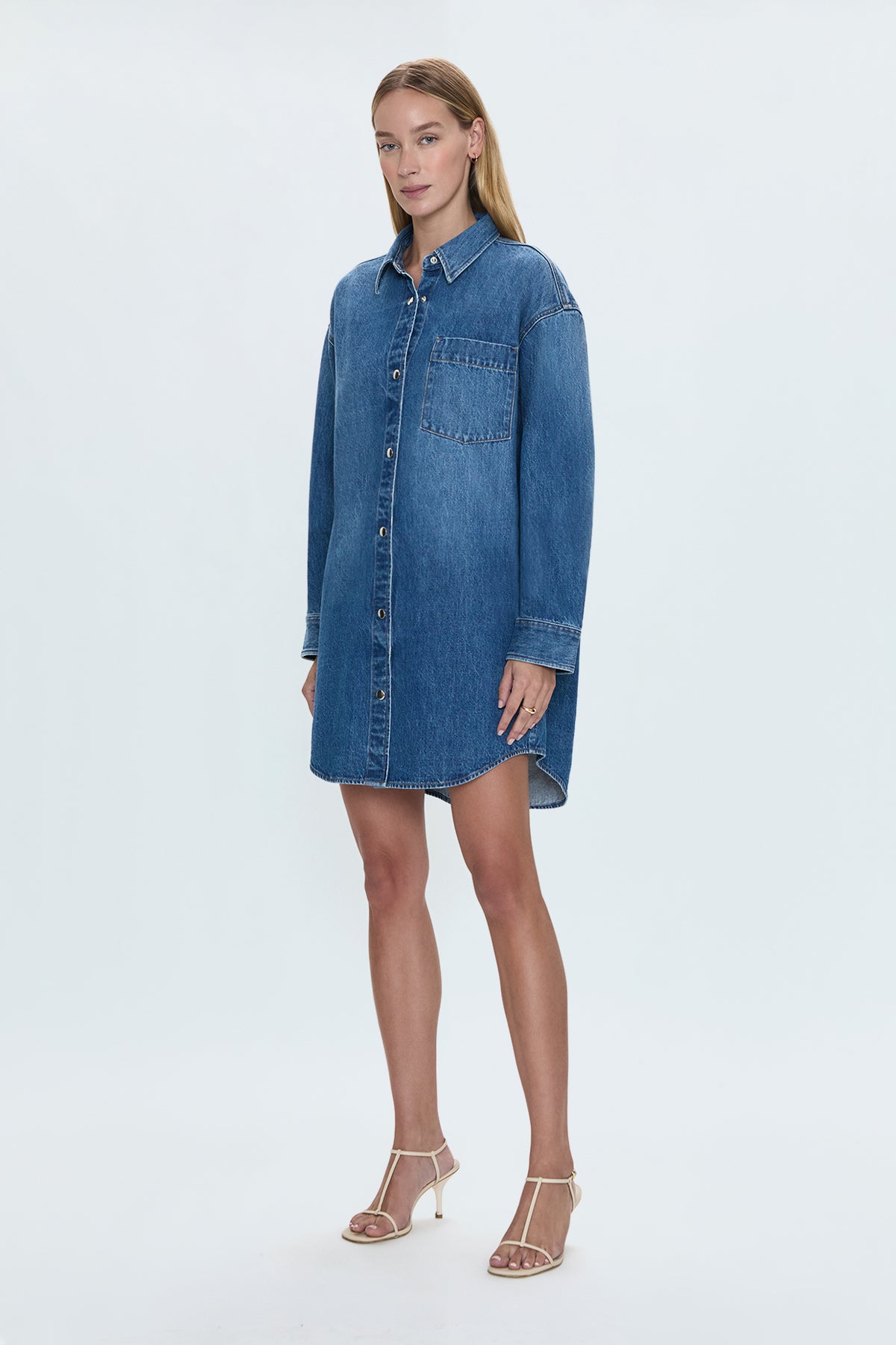 Elle Shirt Dress - Karat