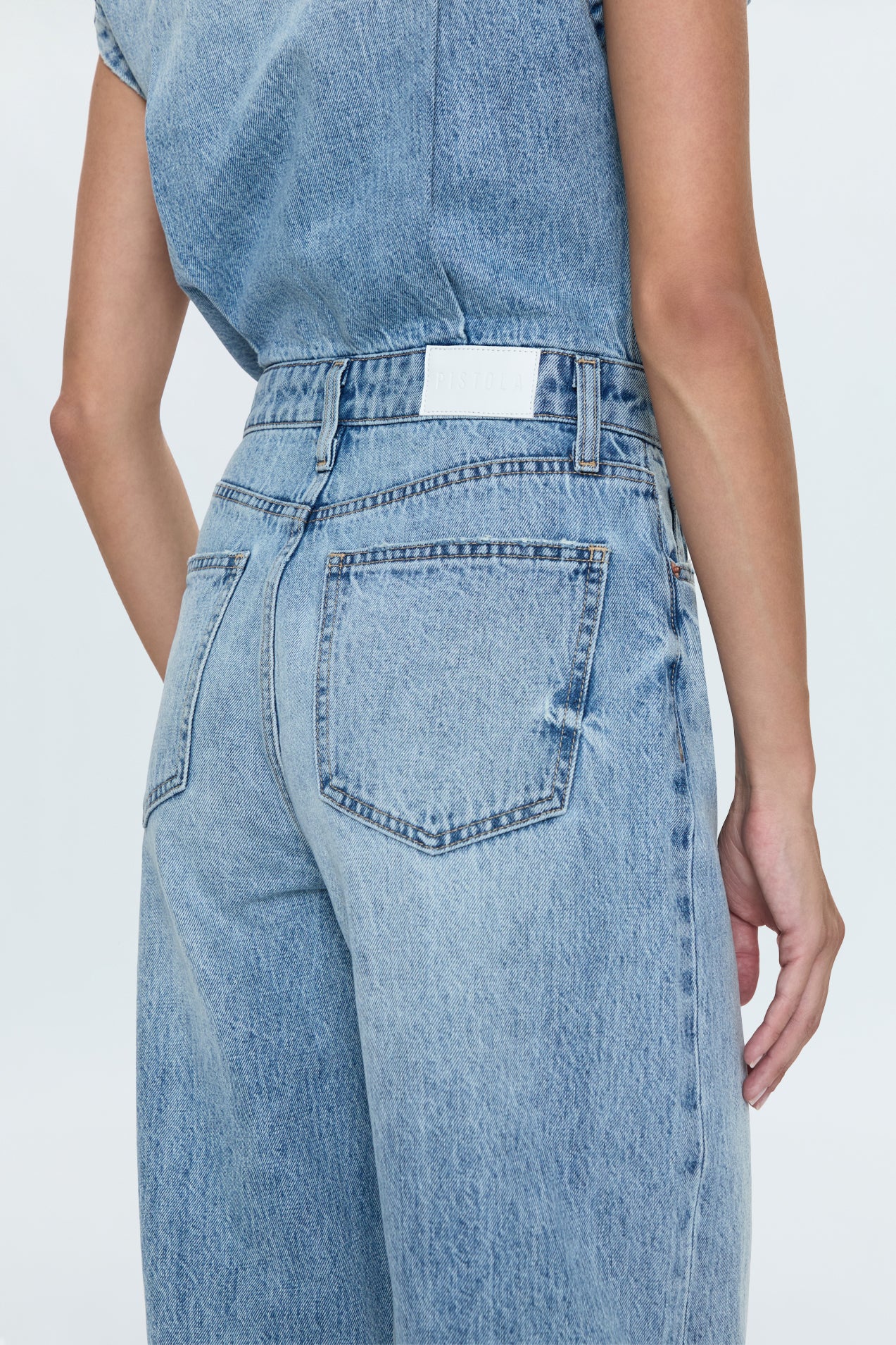 Ace Sleeveless Barrel Leg Jumpsuit - Rally