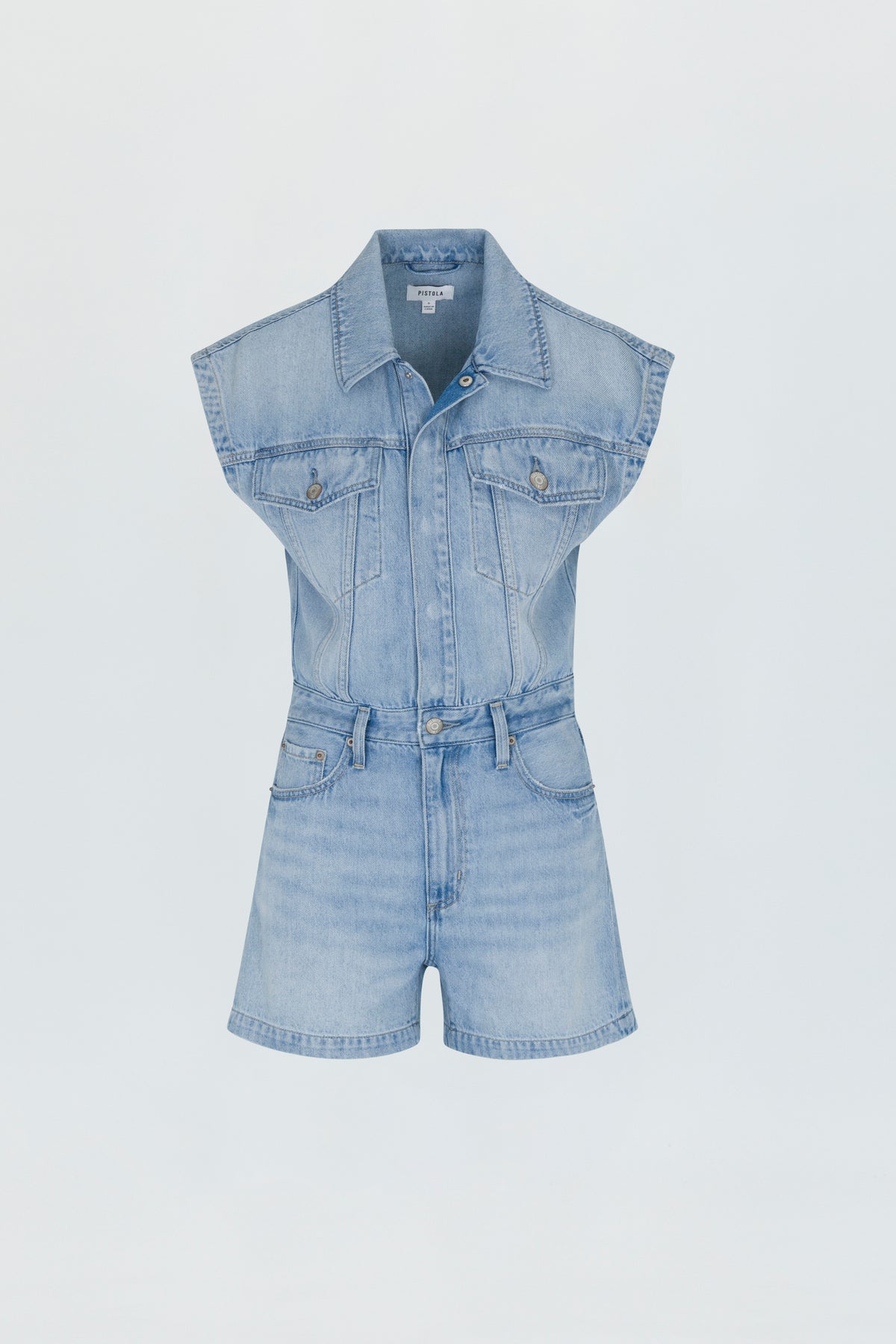 Lennox Denim Romper - Roma