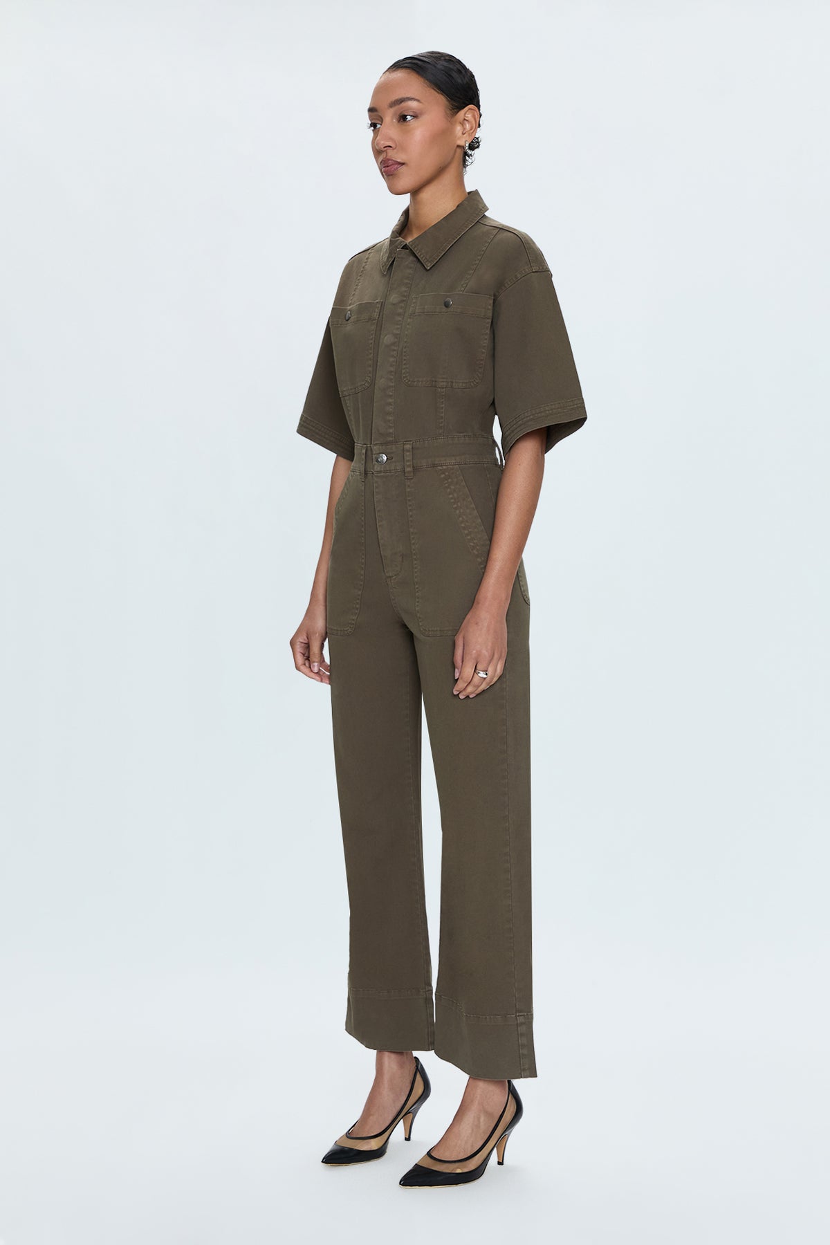 Bernice Jumpsuit - Deep Olive