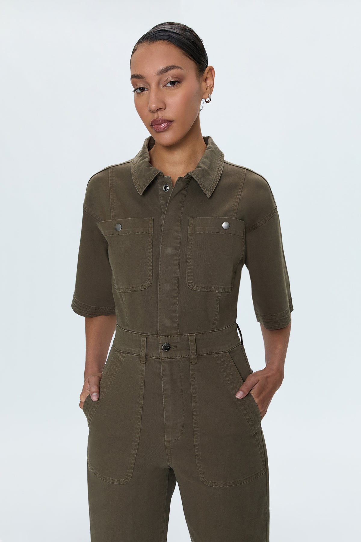 Bernice Jumpsuit - Deep Olive