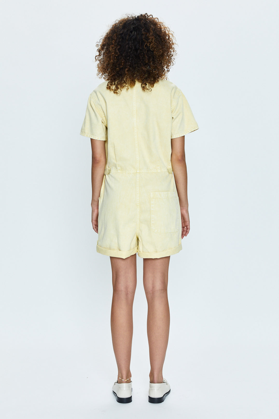 Parker Romper - Soft Honey Snow