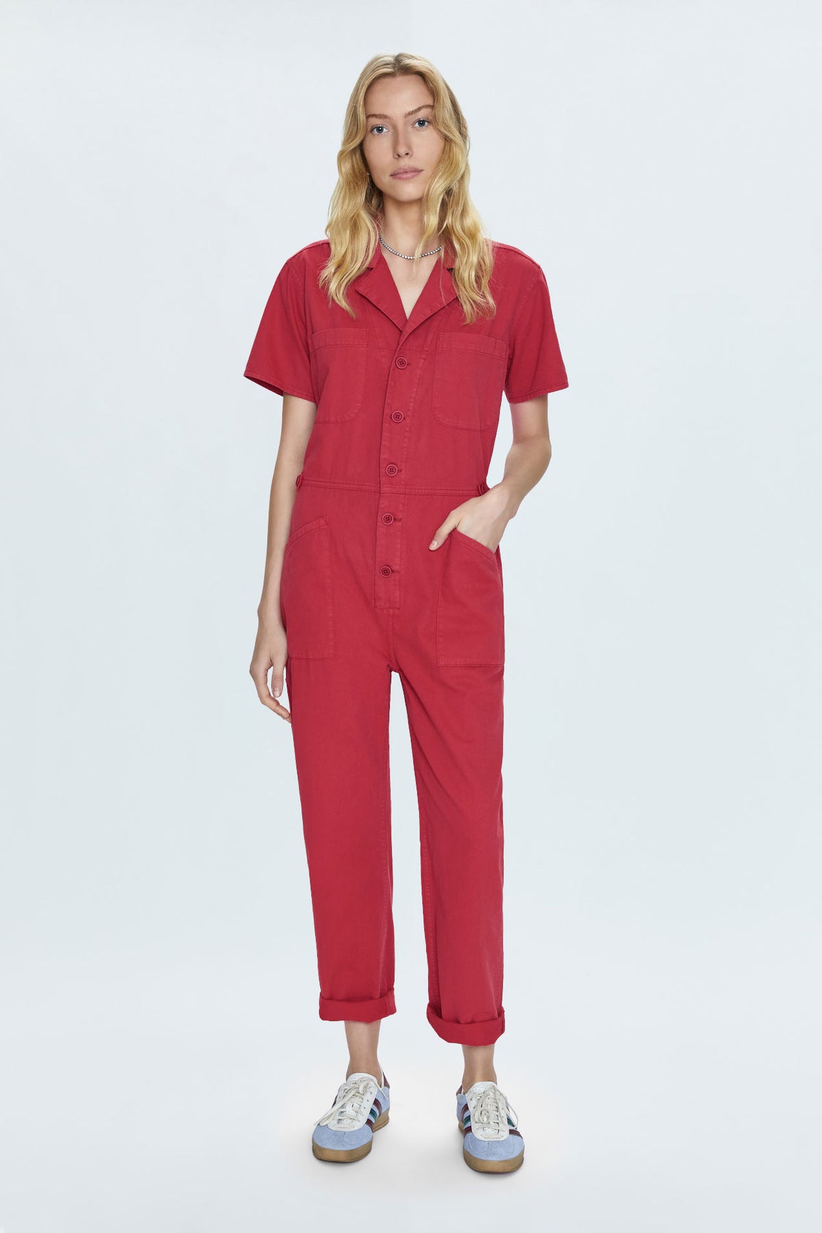 Grover Jumpsuit - Rouge